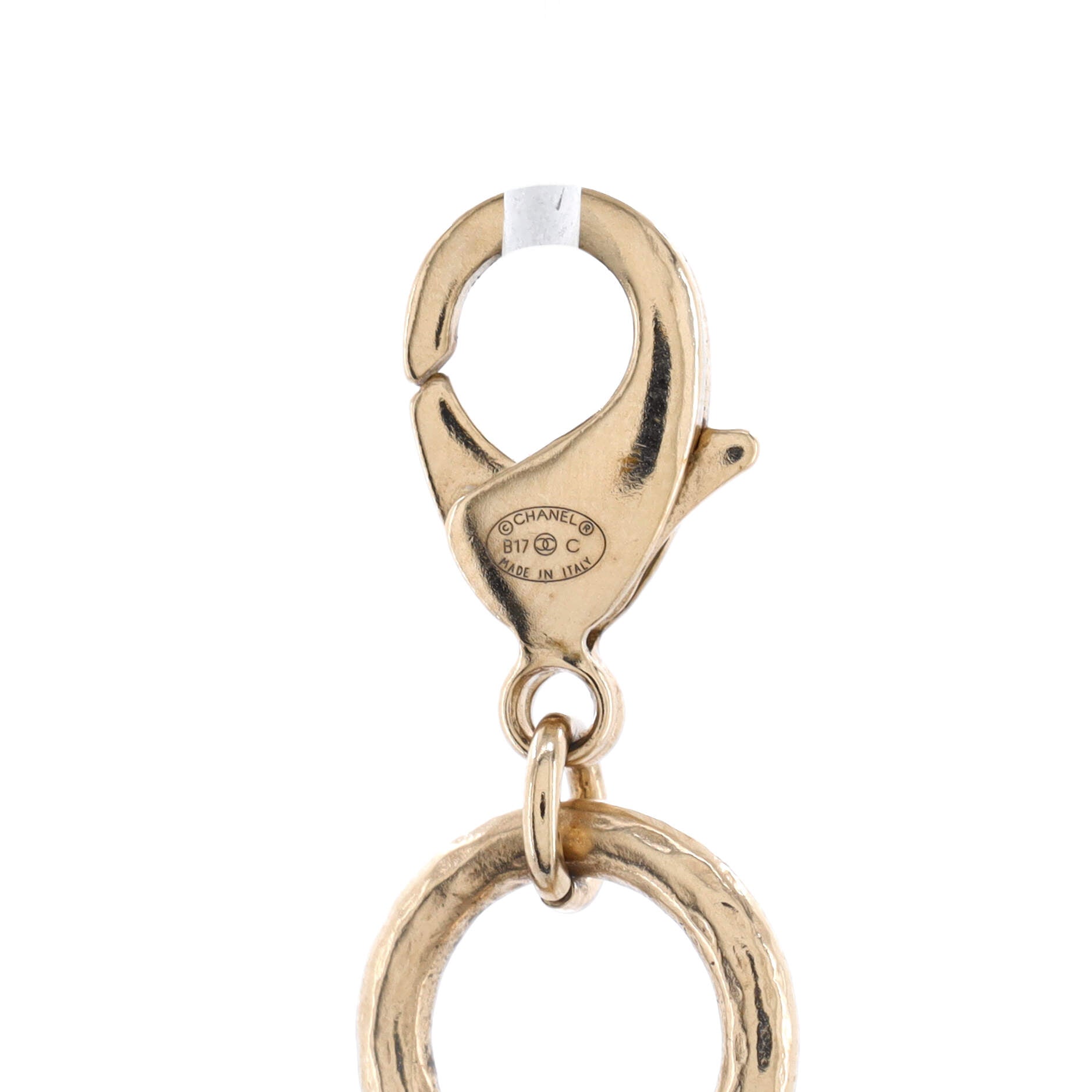 Paris-Cuba Hoop Logo Chain Belt Metal