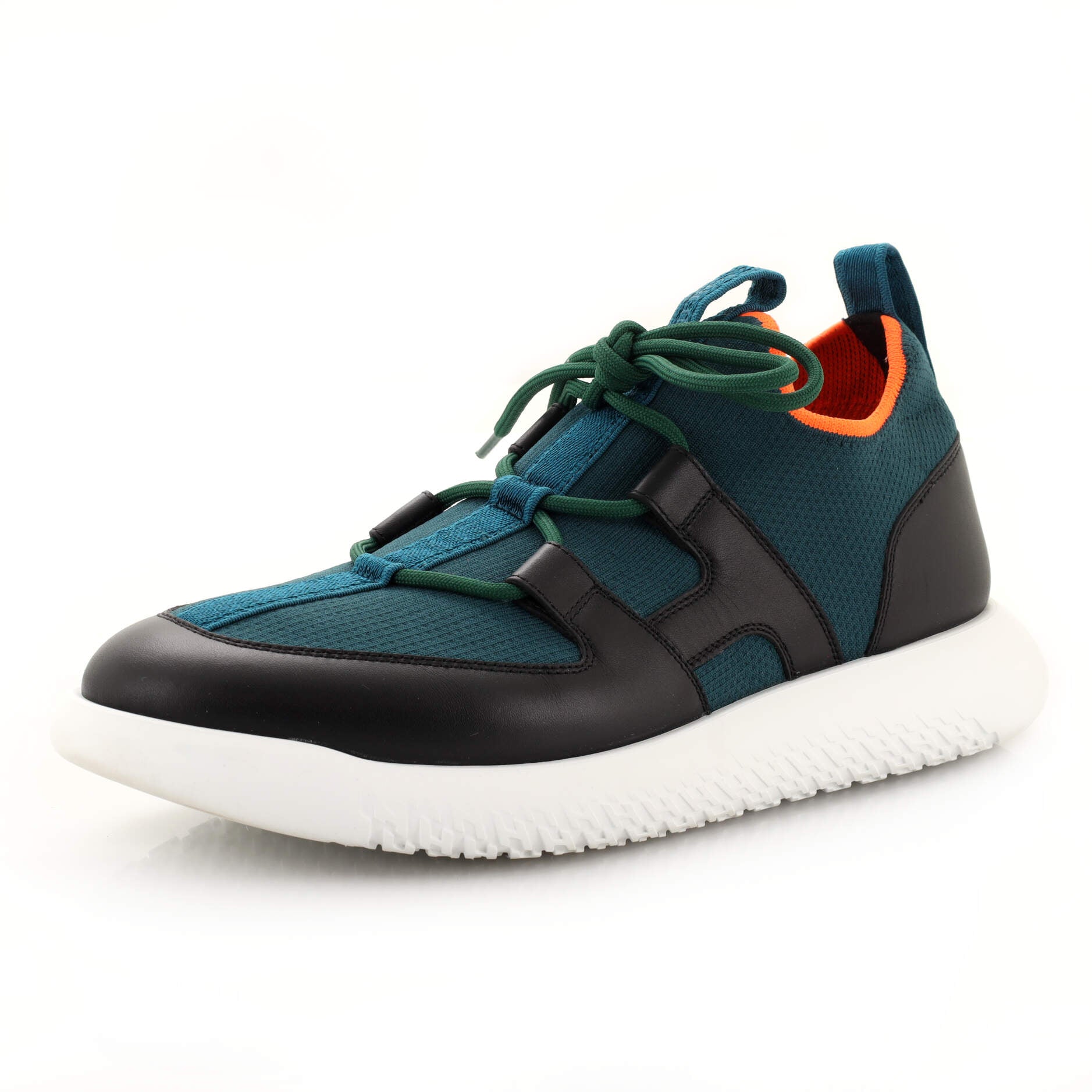 Women's Duel Sneakers Leather and Fabric