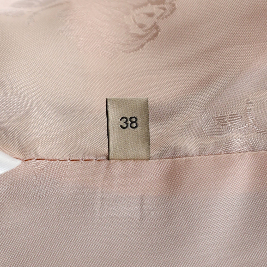 Women's Four Pocket Button Up Belted Jacket GG Canvas with Leather