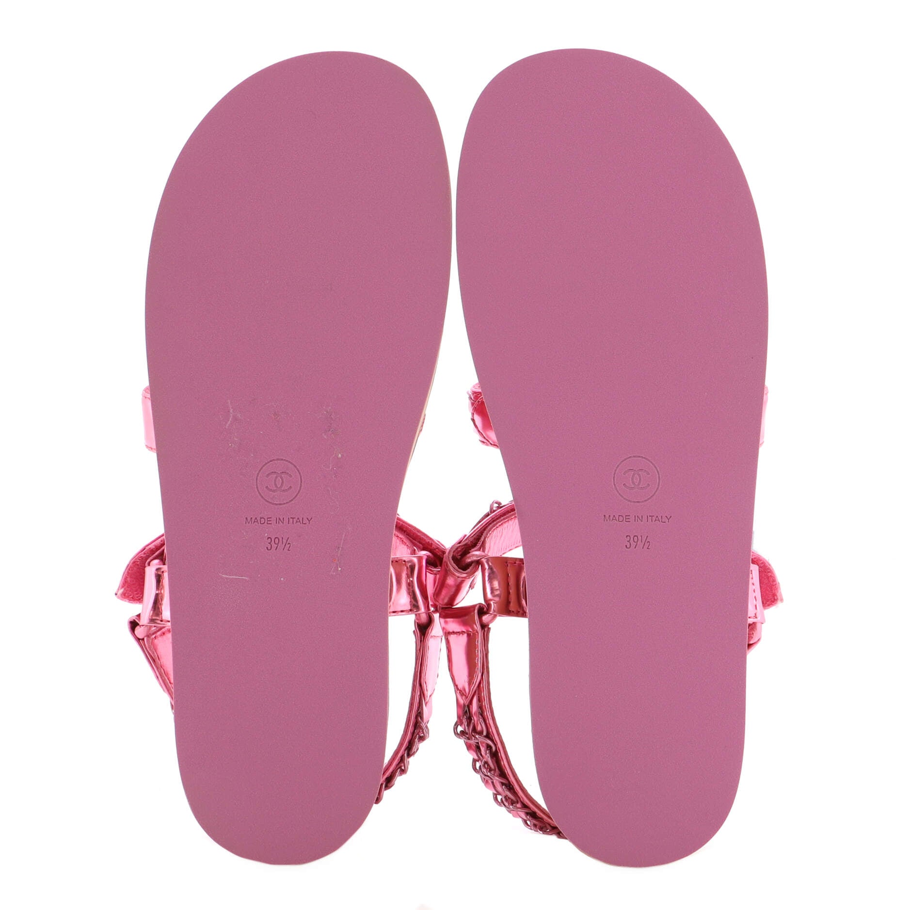 Women's Chain Velcro Dad Sandals Leather