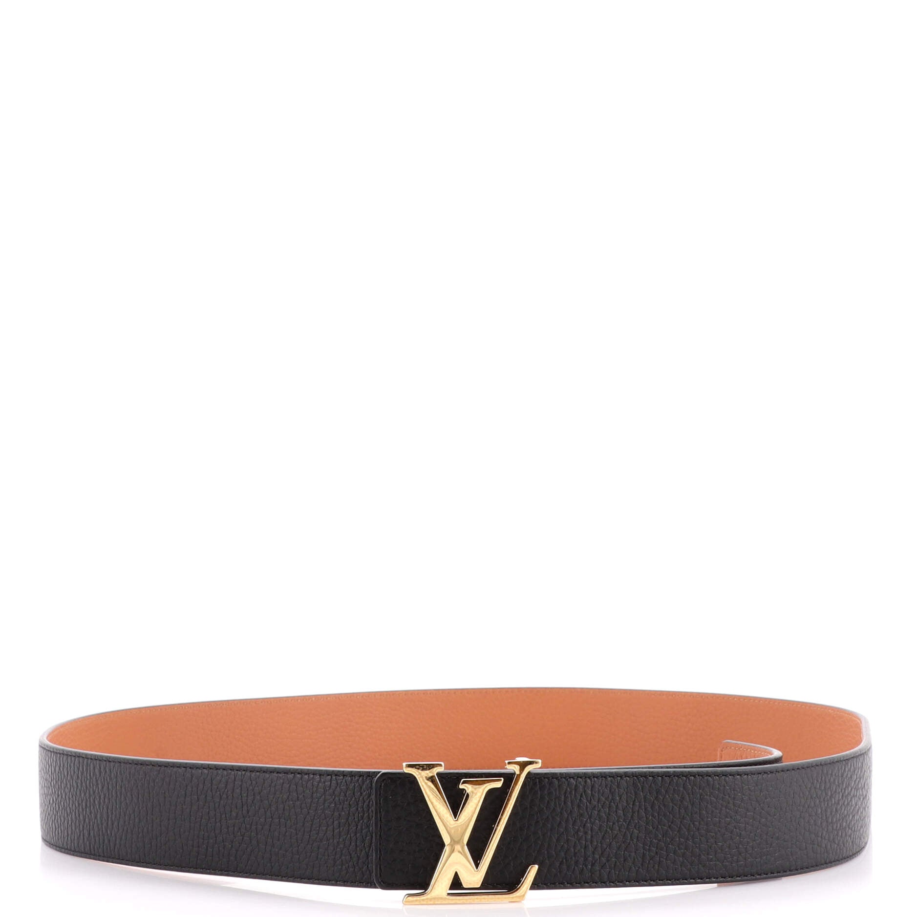 LV Initiales Reversible Belt Taurillon Leather Wide 110