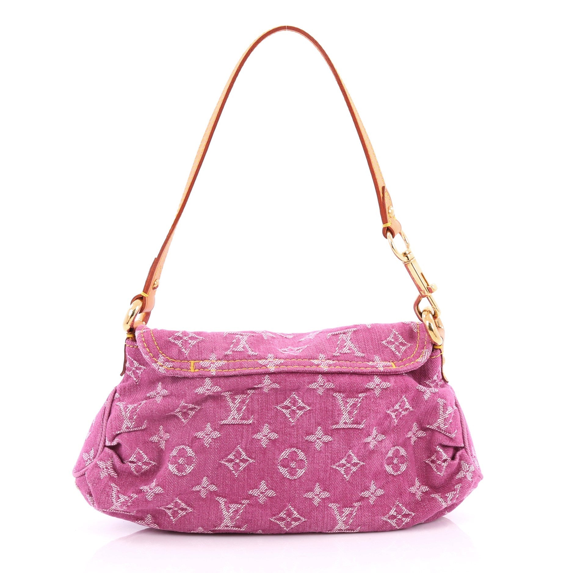 Pleaty Handbag Denim Mini