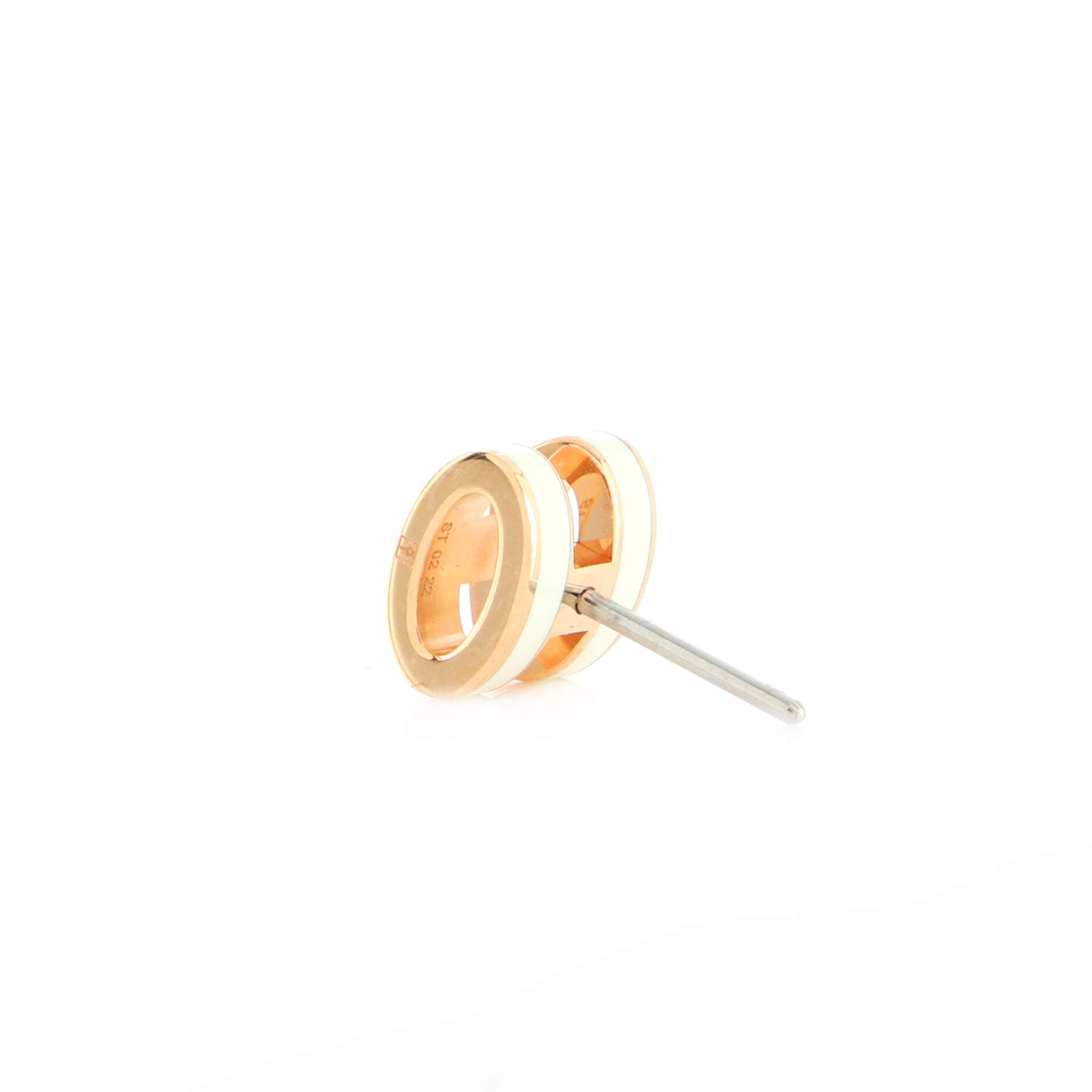Pop H Stud Earrings Metal and Enamel Mini
