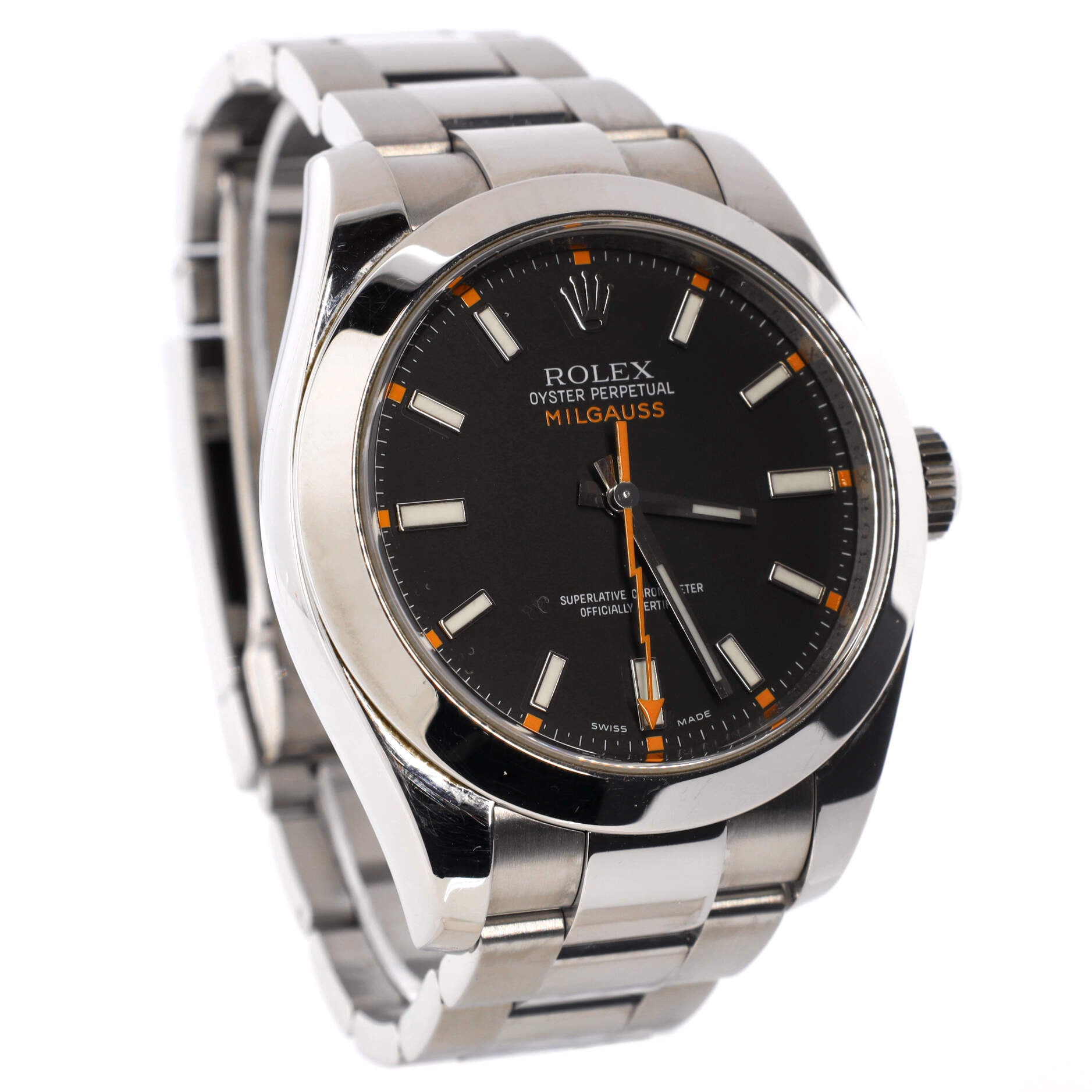 Oyster Perpetual Milgauss Automatic Watch Stainless Steel 40