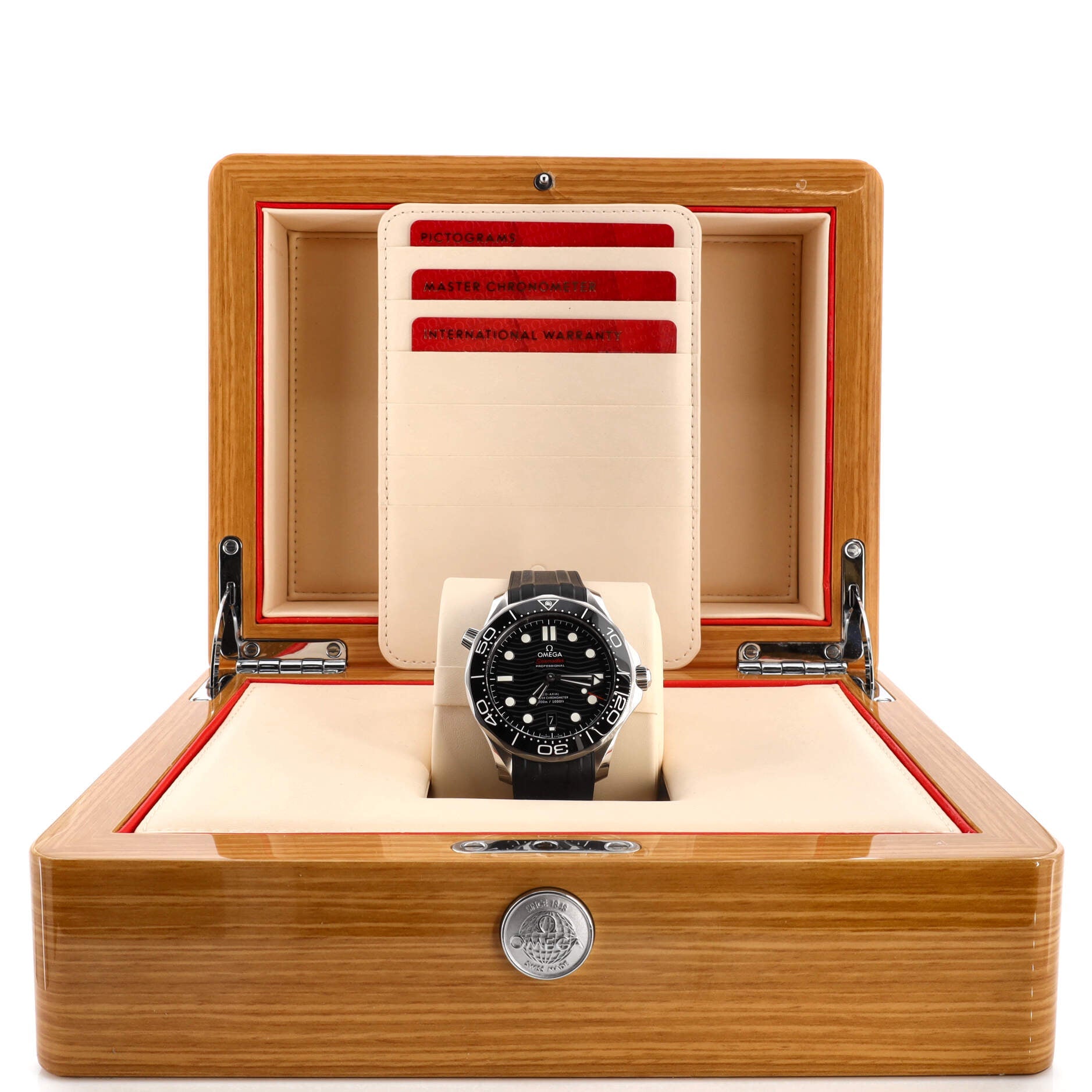 Seamaster Professional Diver 300M Co-Axial Master Chronometer Automatic Watch Stainless Steel and Rubber with Ceramic 42