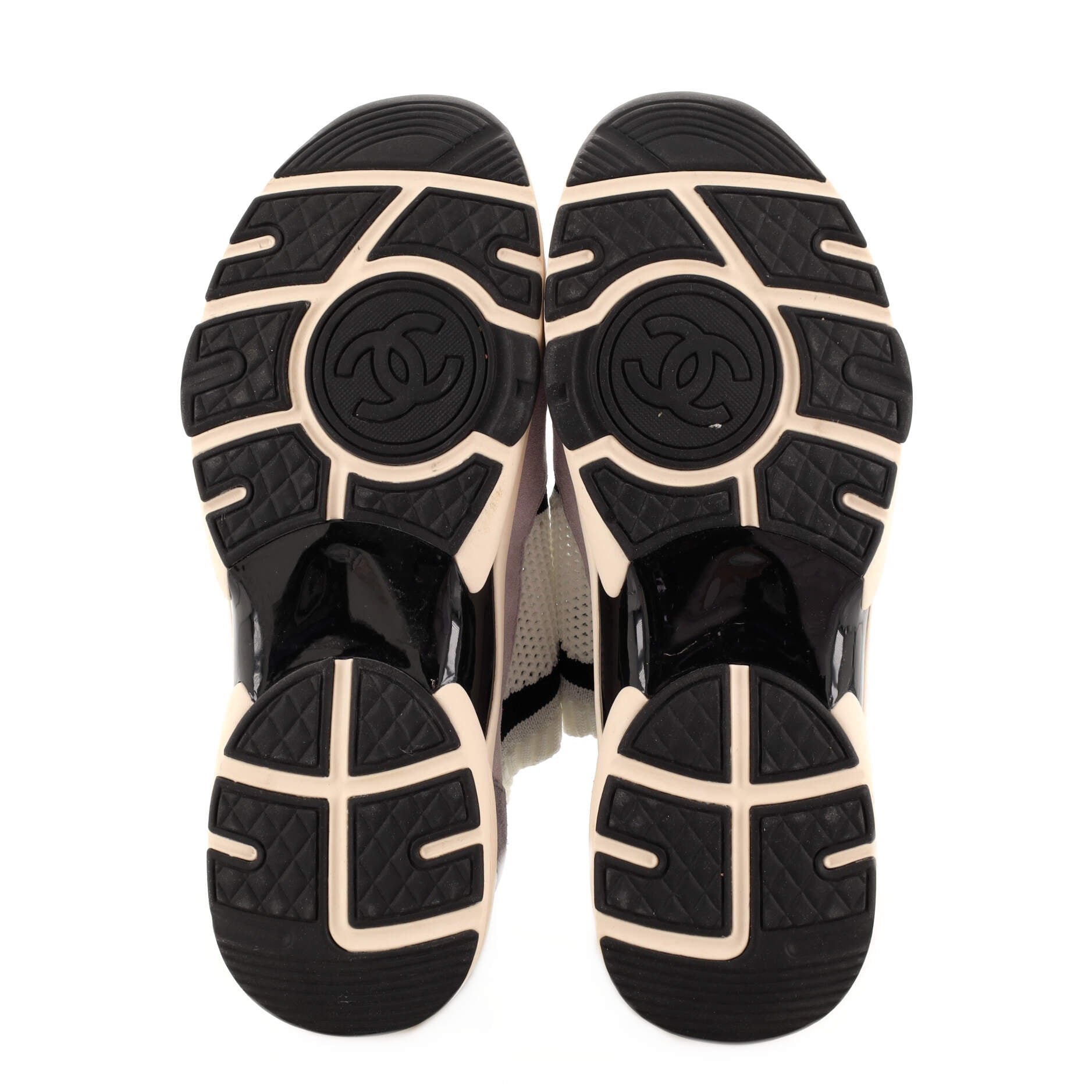 Women's CC Low-Top Sneakers Suede and Mesh
