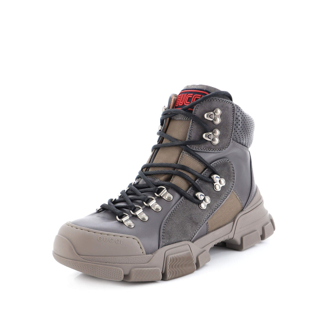 Flashtrek Hiking Boots Leather and Canvas