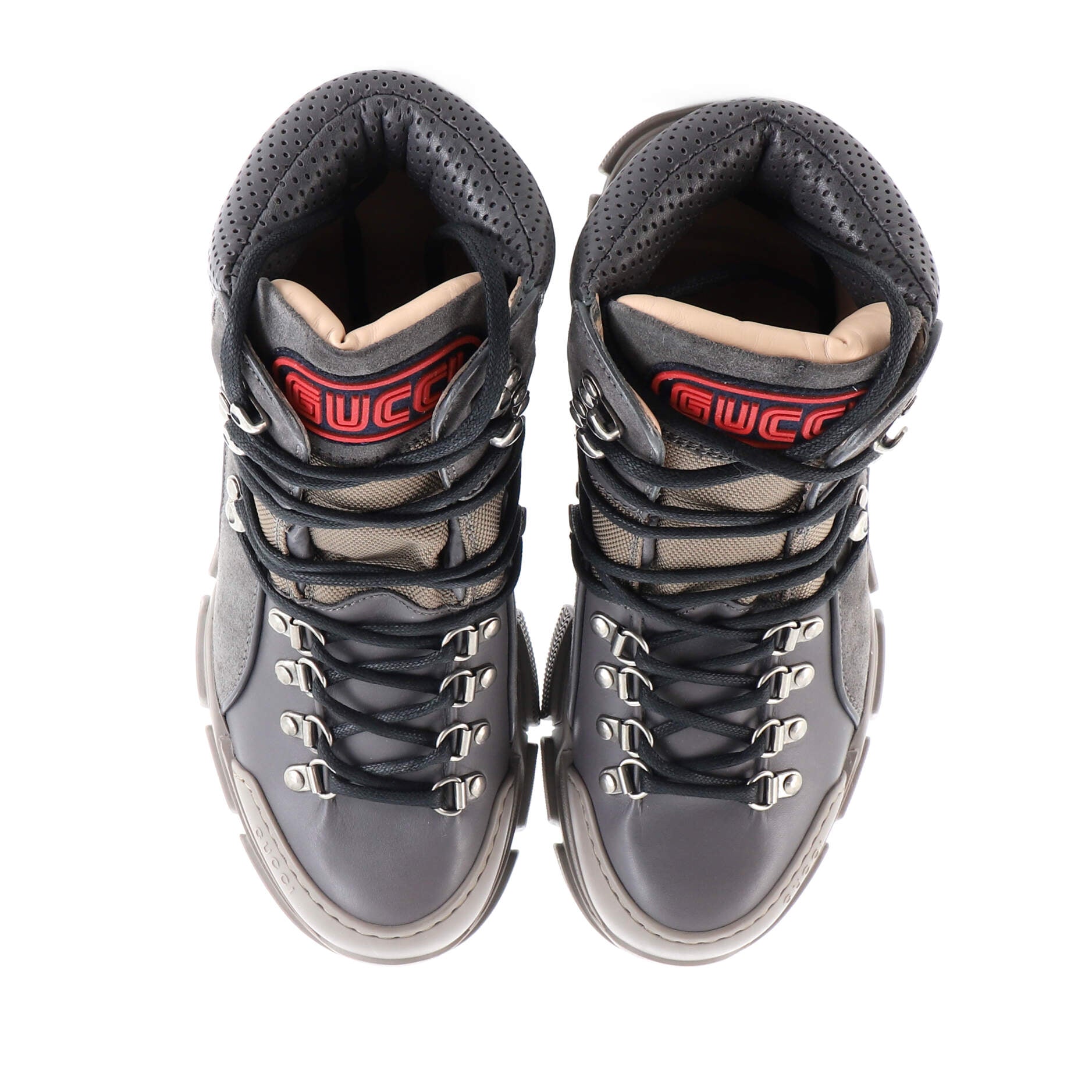 Flashtrek Hiking Boots Leather and Canvas