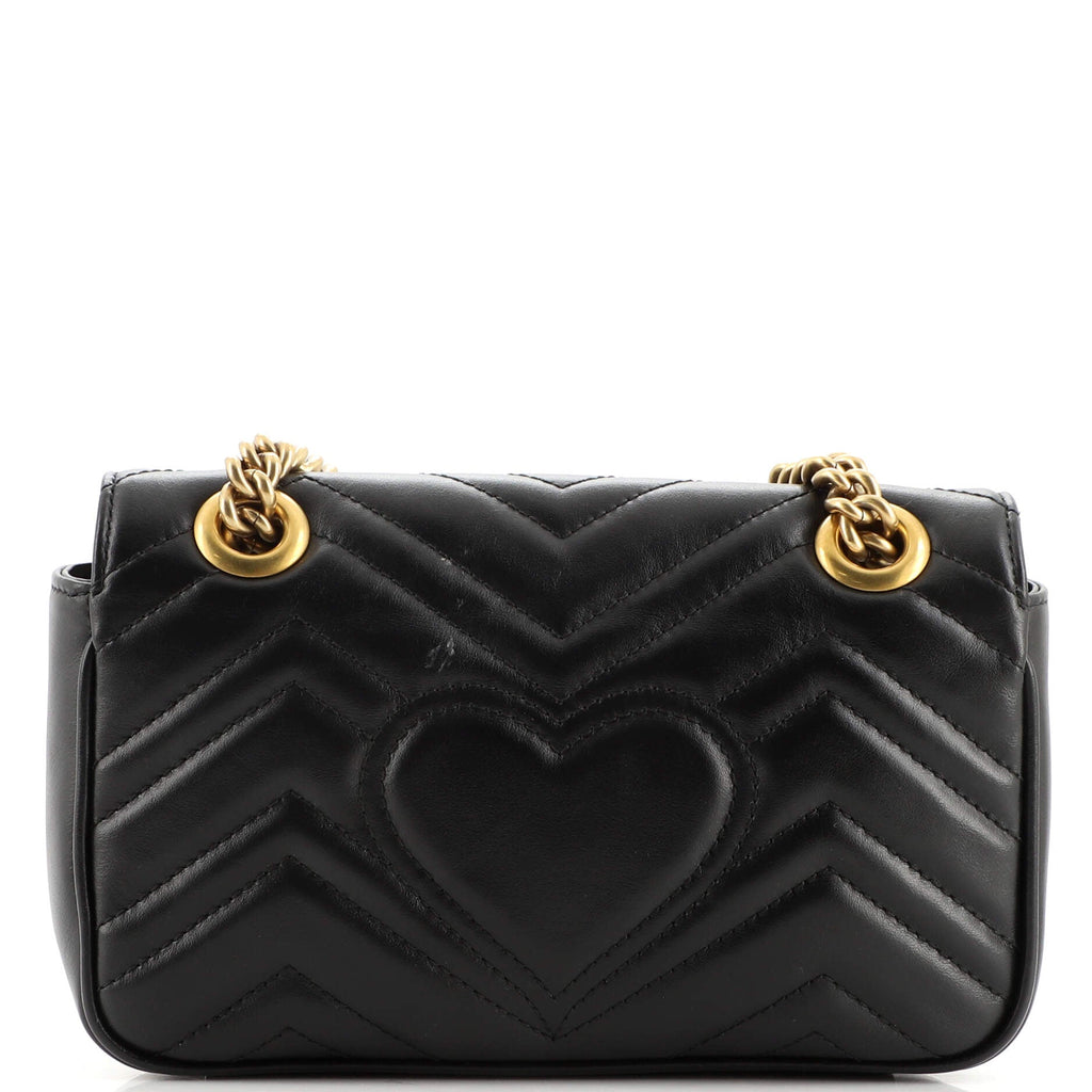 GG Marmont Flap Bag Matelasse Leather Mini