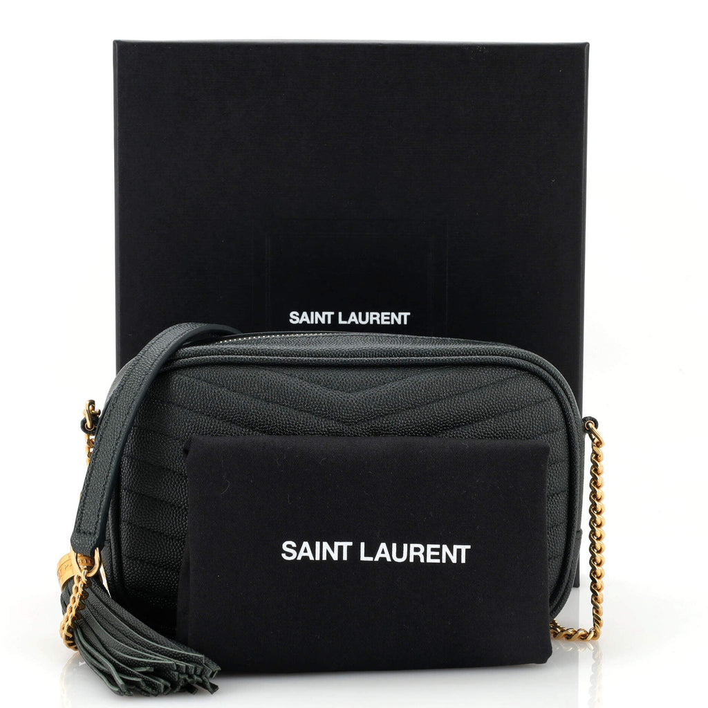 Lou Camera Bag Matelasse Chevron Leather Mini