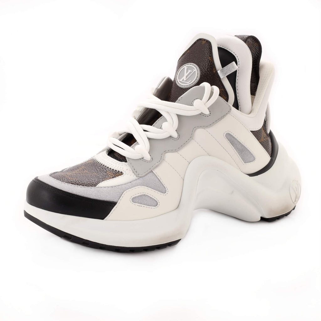 Women's LV Archlight Sneakers Leather with Monogram Canvas and Suede