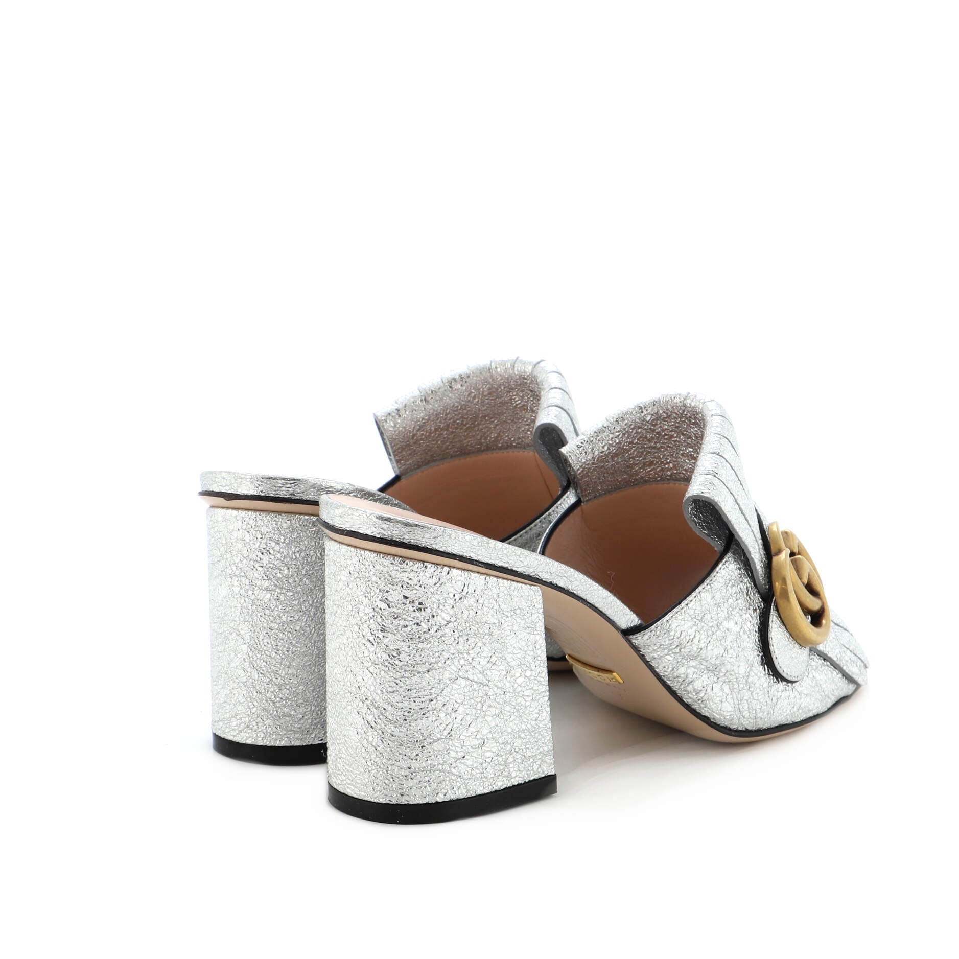 Women's GG Marmont Fringed Pumps Leather