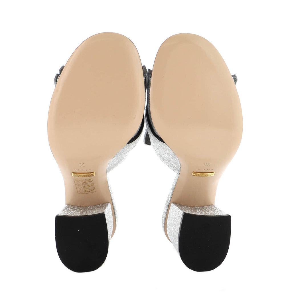 Women's GG Marmont Fringed Pumps Leather