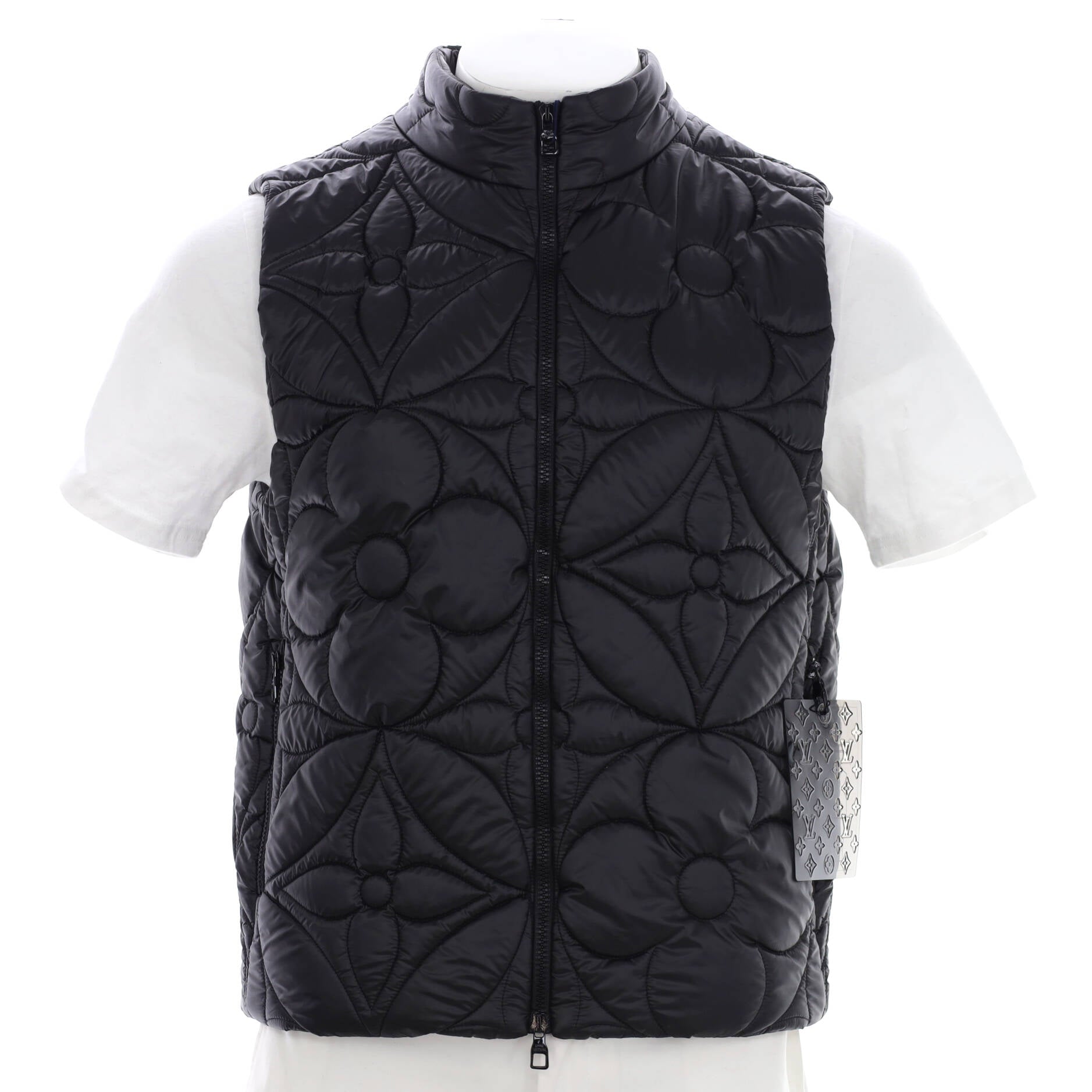 Men's LVSE Padded Monogram Flower Vest Polyester