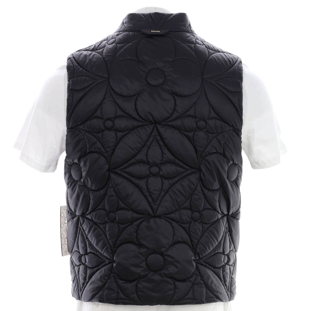 Men's LVSE Padded Monogram Flower Vest Polyester