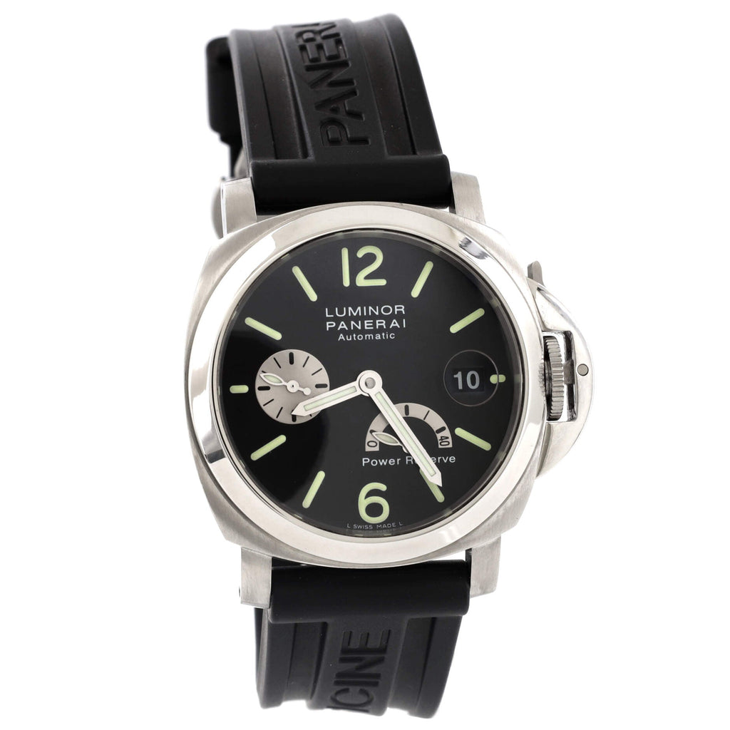 Luminor Power Reserve Automatic Watch Stainless Steel and Rubber 40