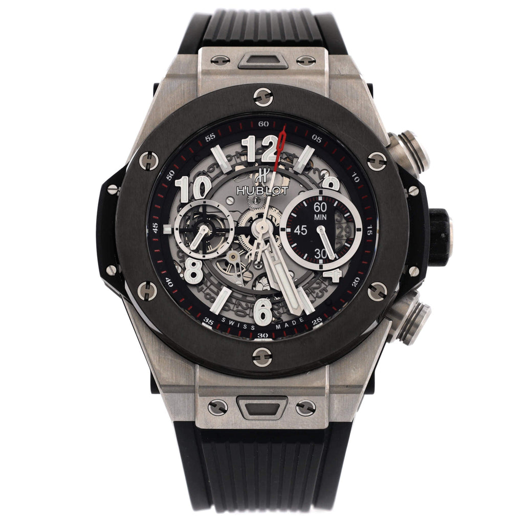 Big Bang Unico Chronograph Automatic Watch Titanium and Rubber with Ceramic 45