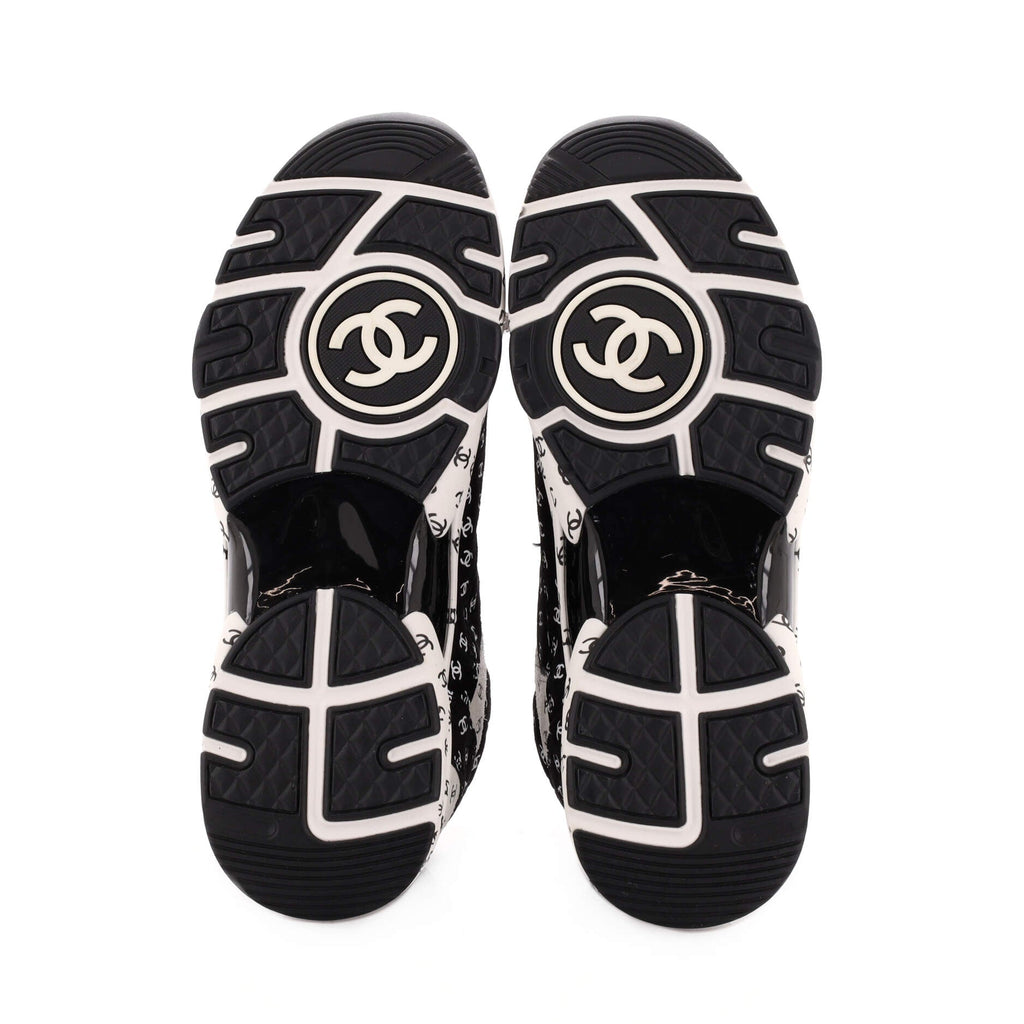 Women's CC All Over Print Low-Top Sneakers Suede