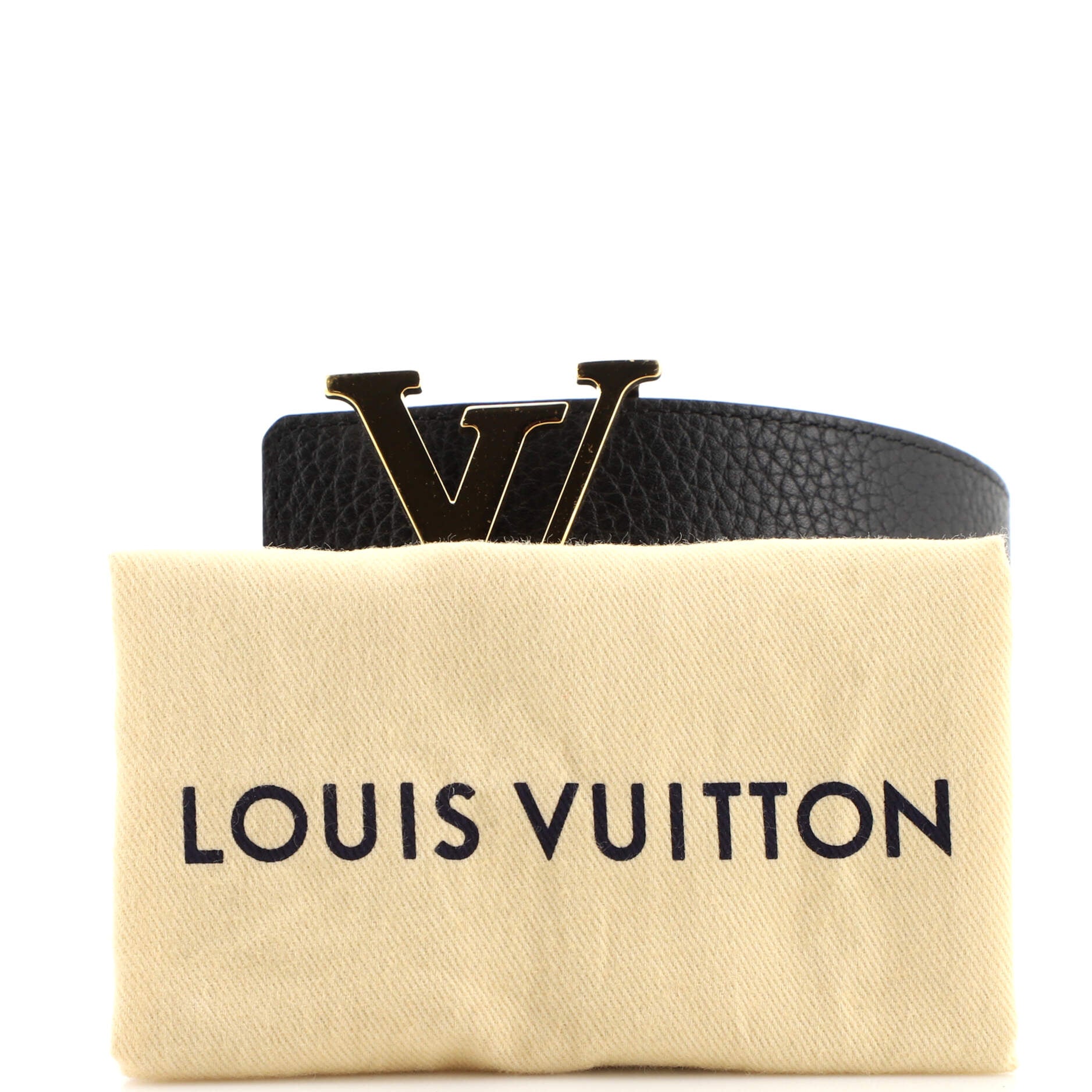 LV Pyramide Reversible Belt Leather Wide 105