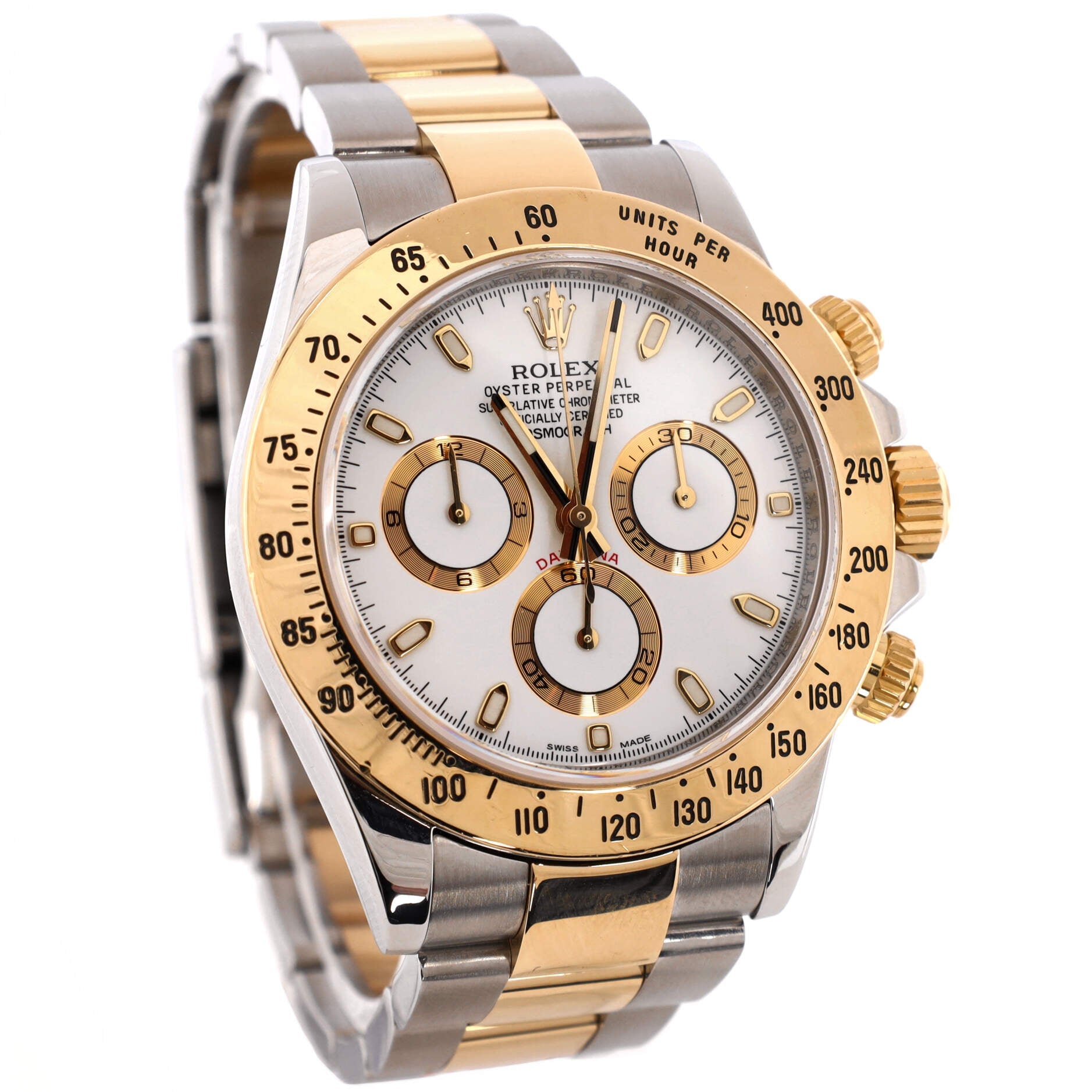 Oyster Perpetual Cosmograph Daytona Automatic Watch Stainless Steel and Yellow Gold 40