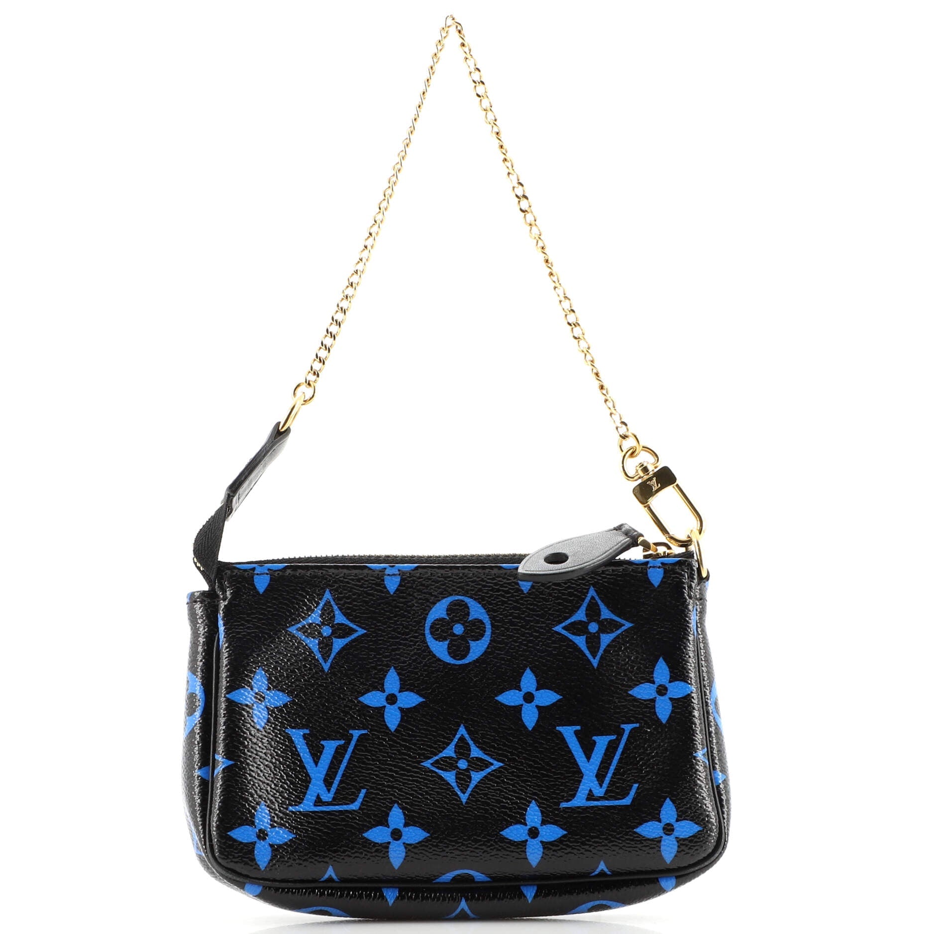 Pochette Accessoires Digital Blue Monogram Canvas Mini
