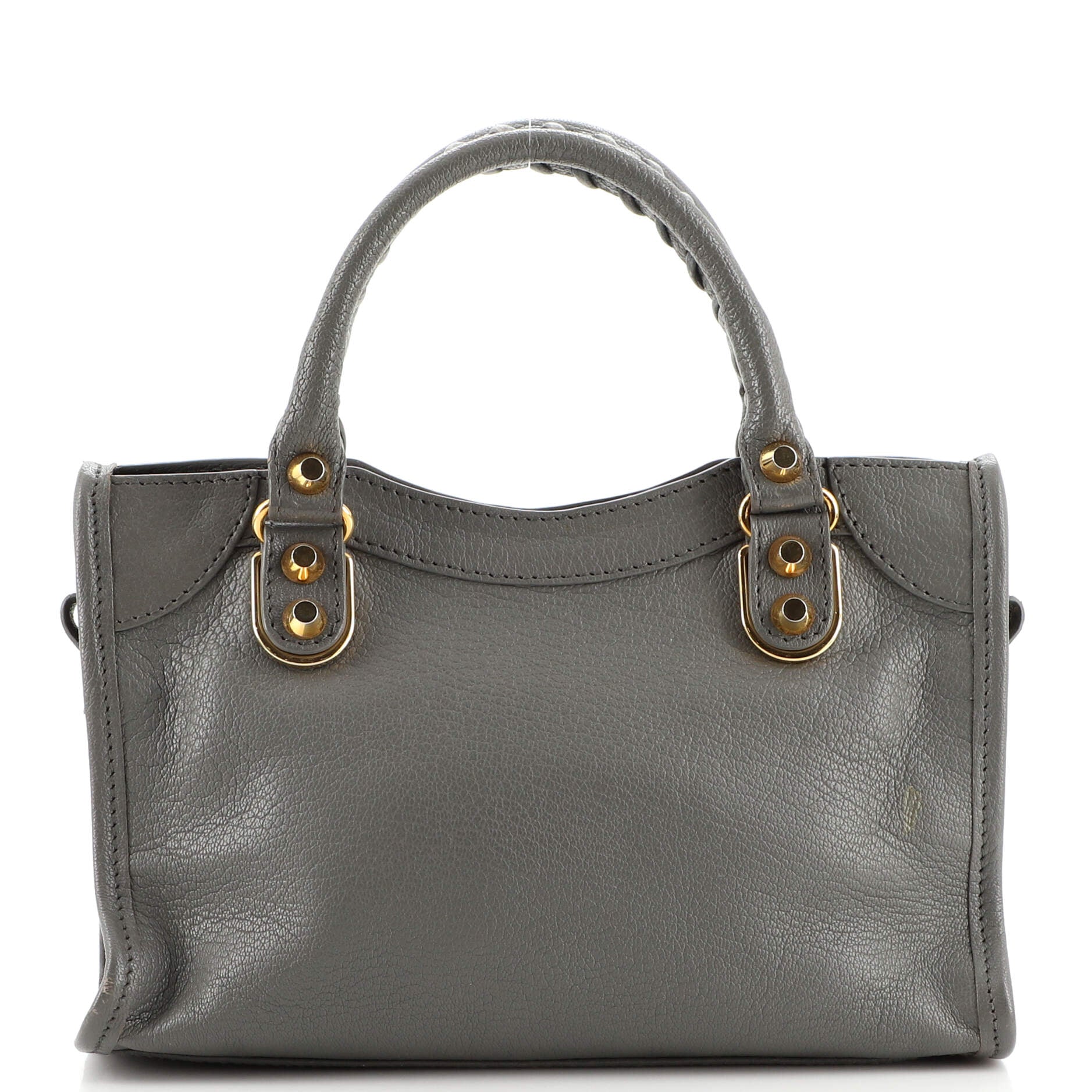 City Classic Metallic Edge Bag Leather Mini