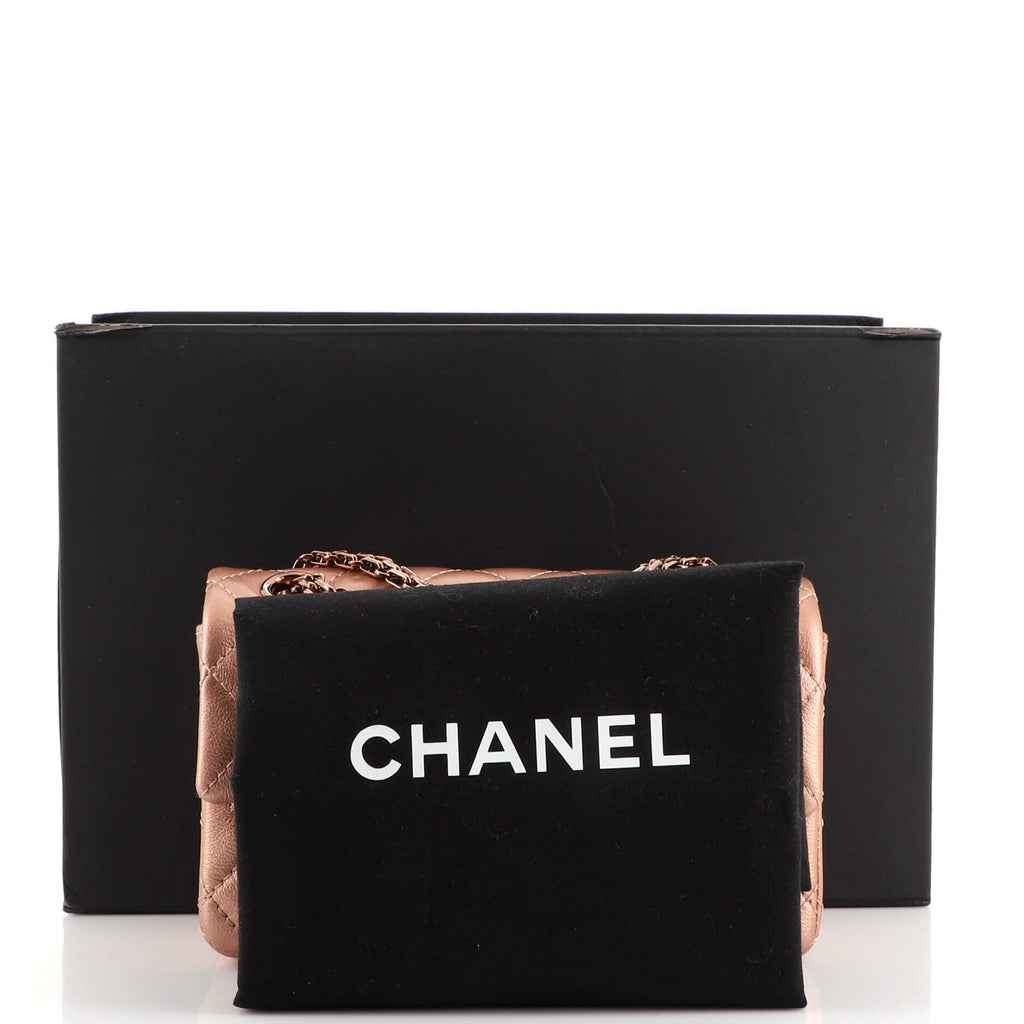 Reissue 2.55 Flap Bag Quilted Metallic Calfskin Mini