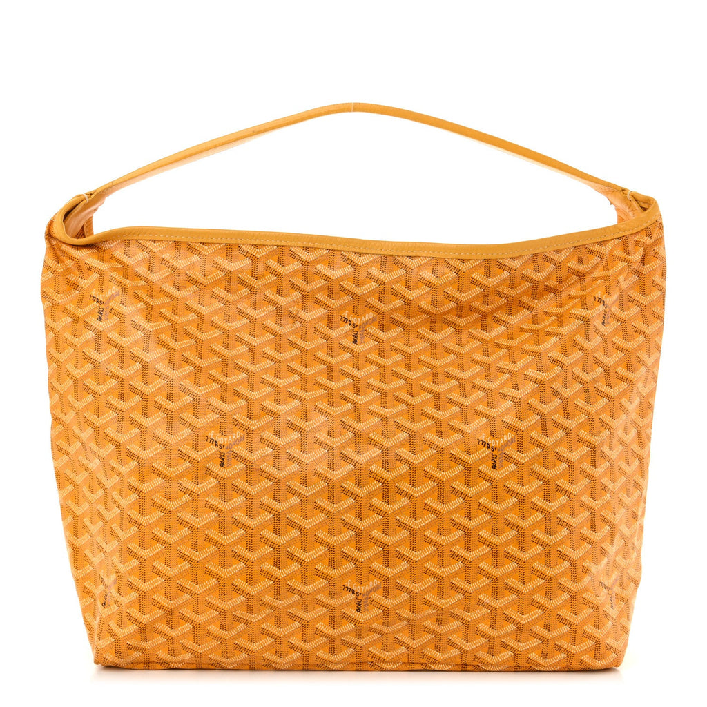 Goyardine Fidji Zip Hobo Yellow