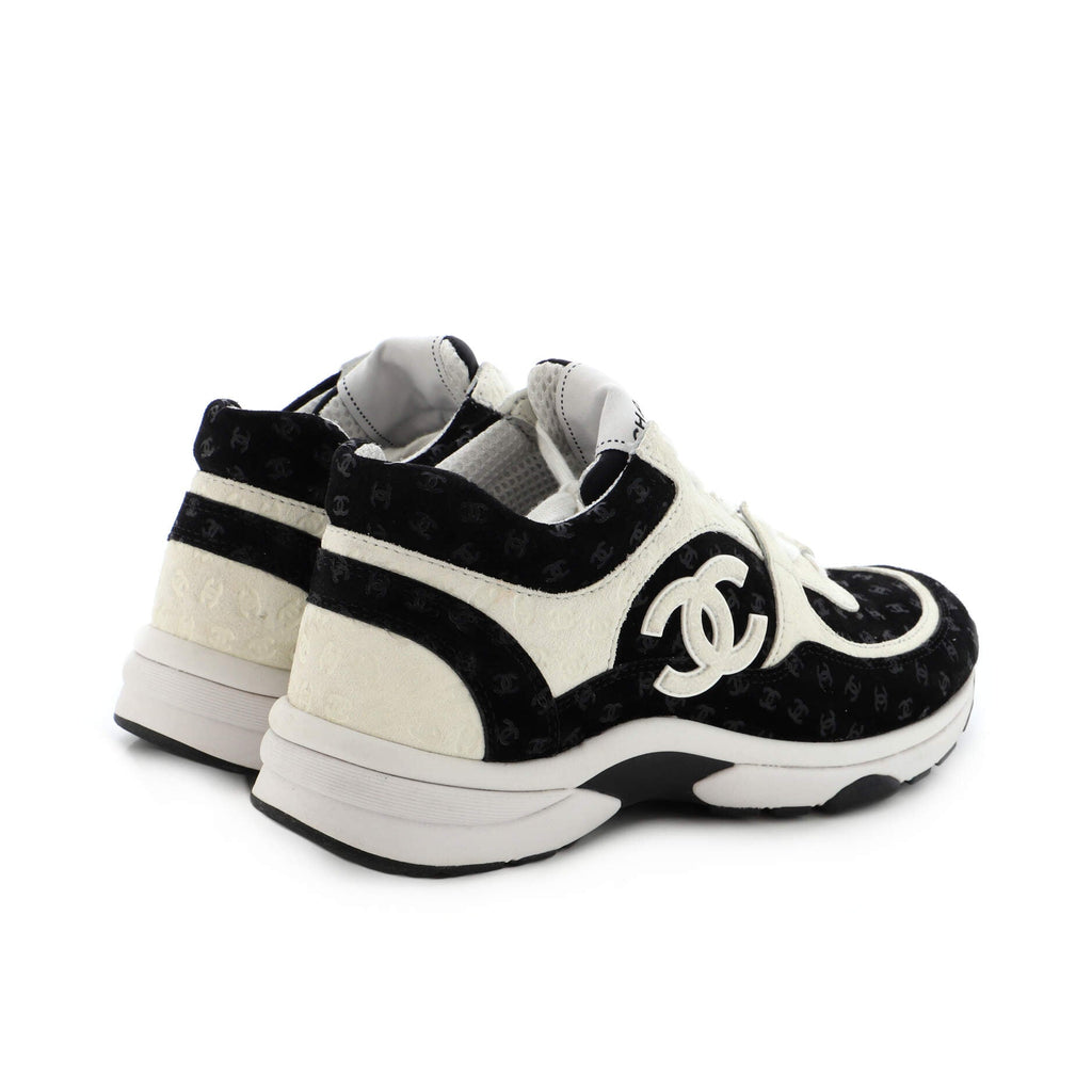Women's CC All Over Print Low-Top Sneakers Suede
