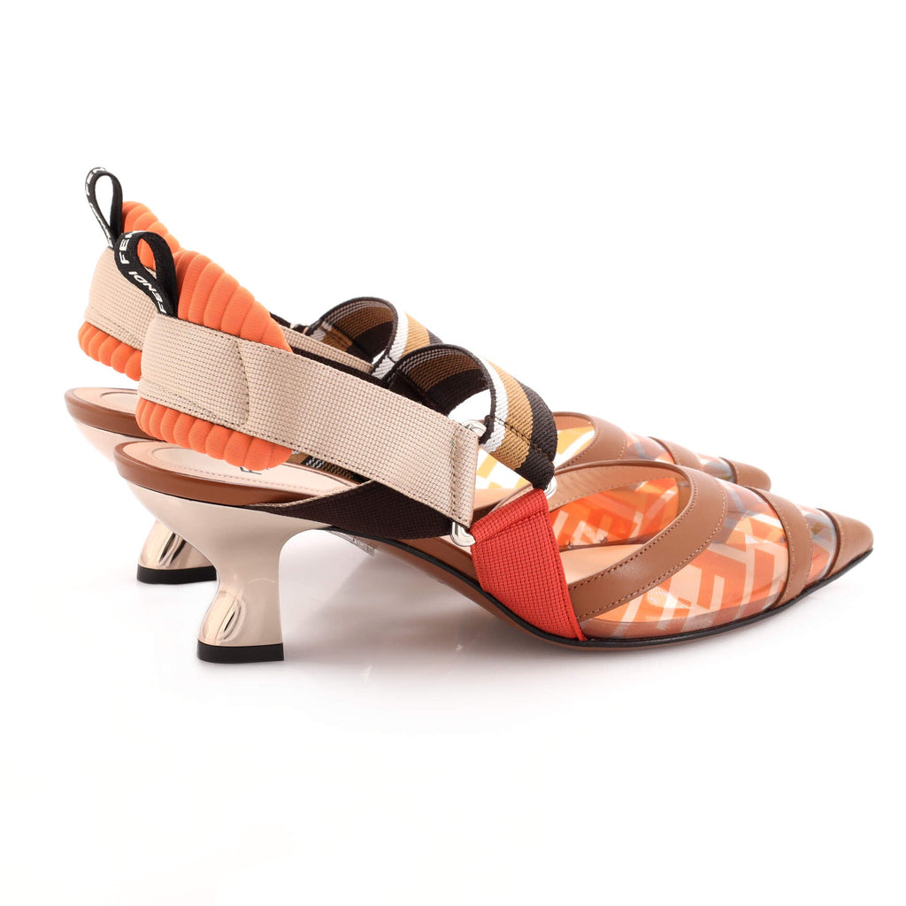 Women's Colibri Slingback Pumps Zucca PVC