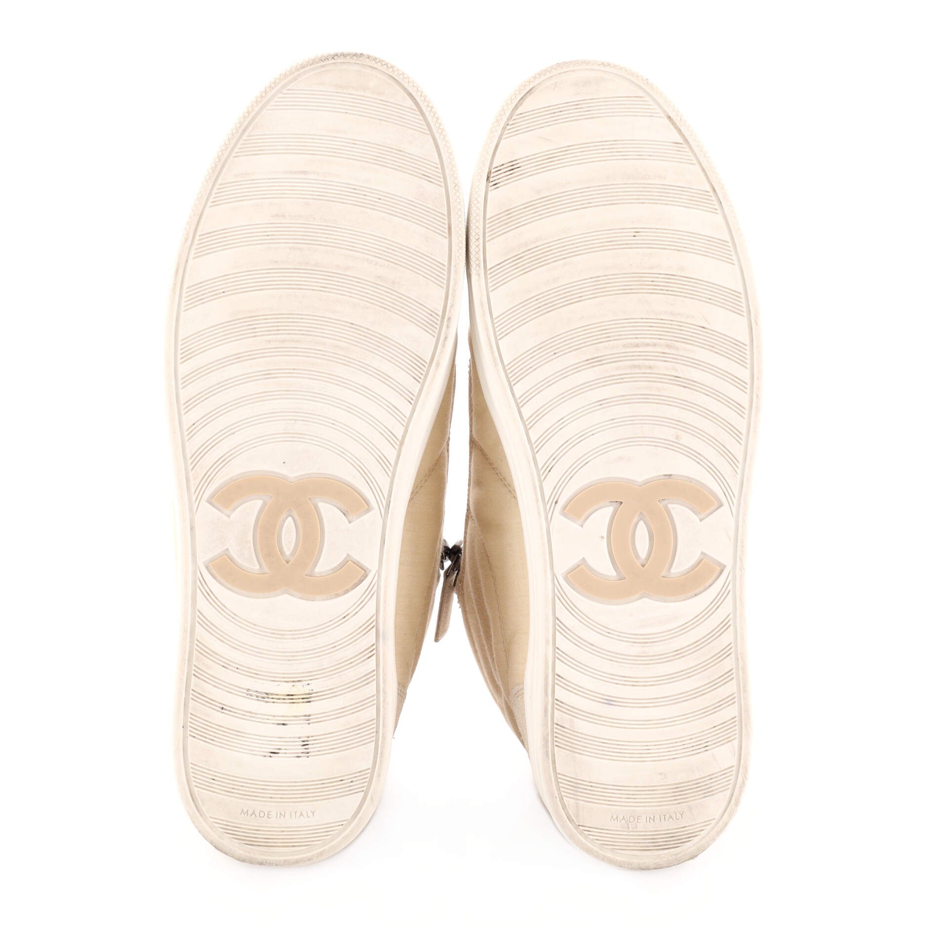 Women's CC Double Zip Lace Up Sneakers Canvas and Suede