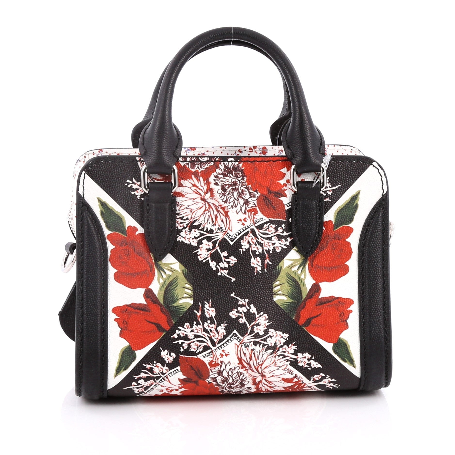 Padlock Zip Around Tote Printed Leather Mini