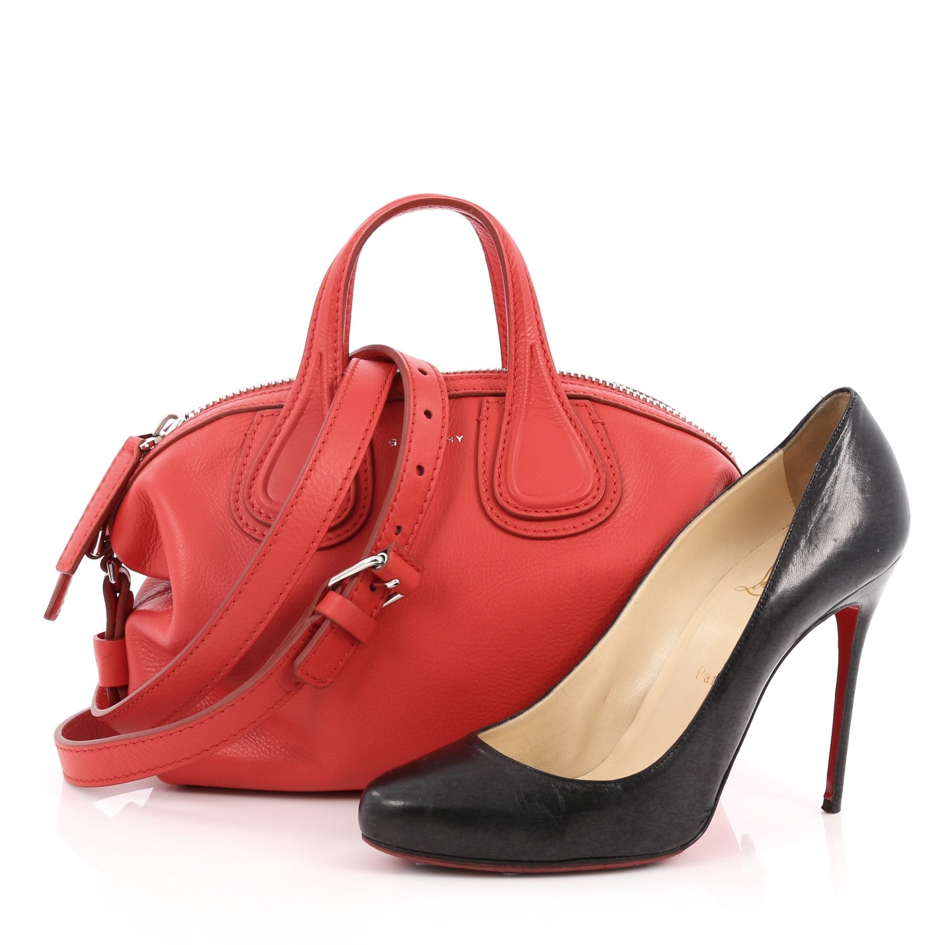 Givenchy Nightingale Satchel Waxed Leather Mini