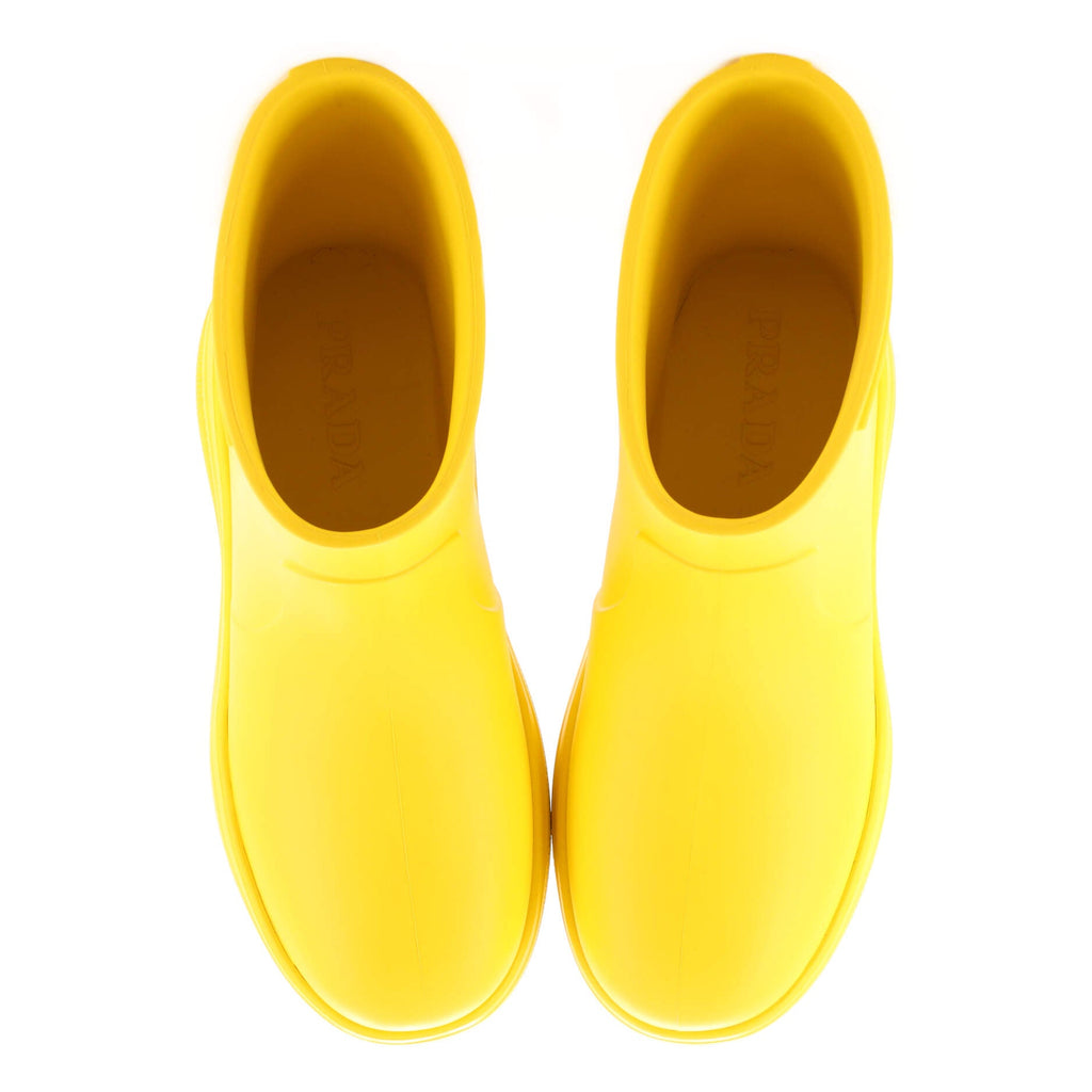 Women's Triangle Logo Rain Boots Rubber