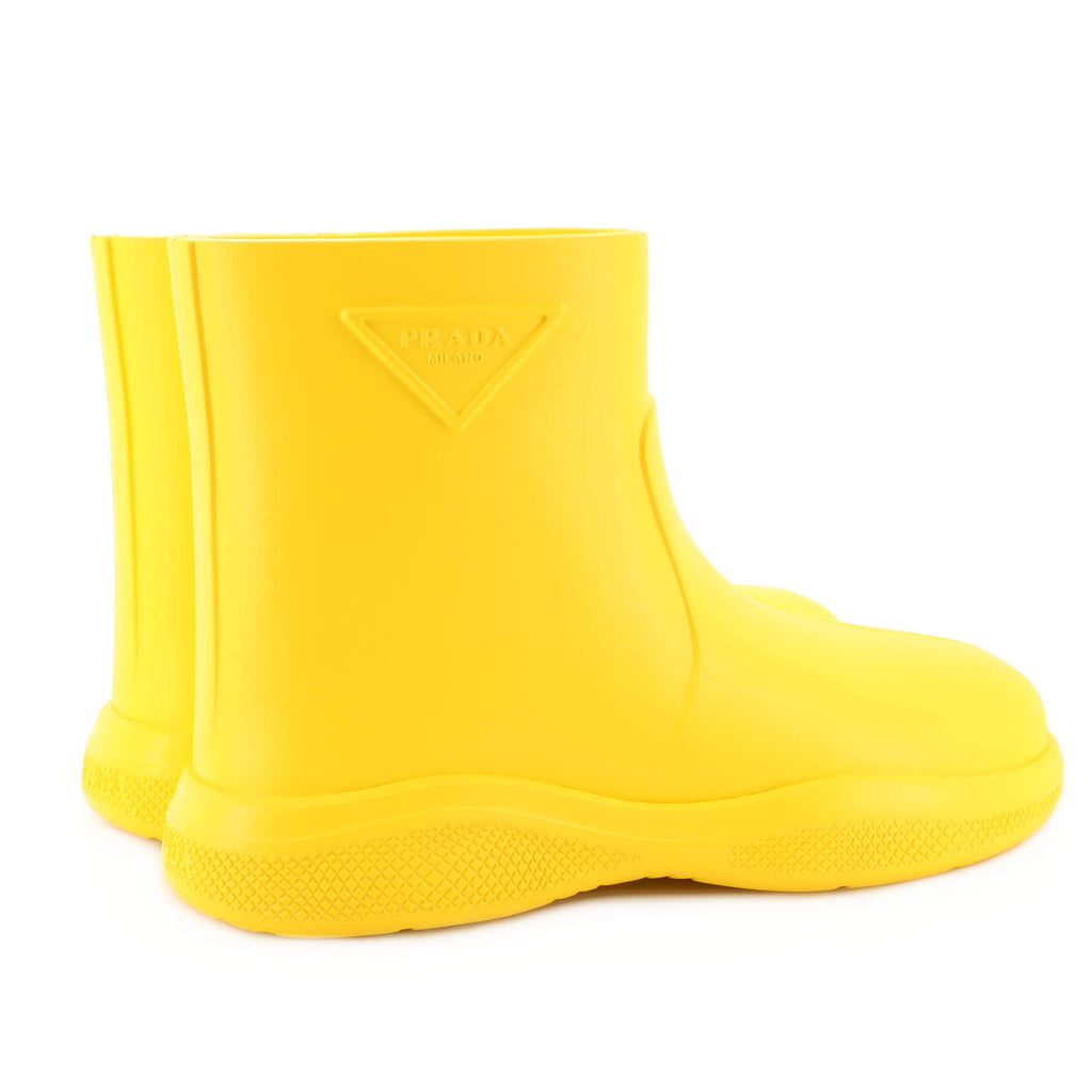 Women's Triangle Logo Rain Boots Rubber