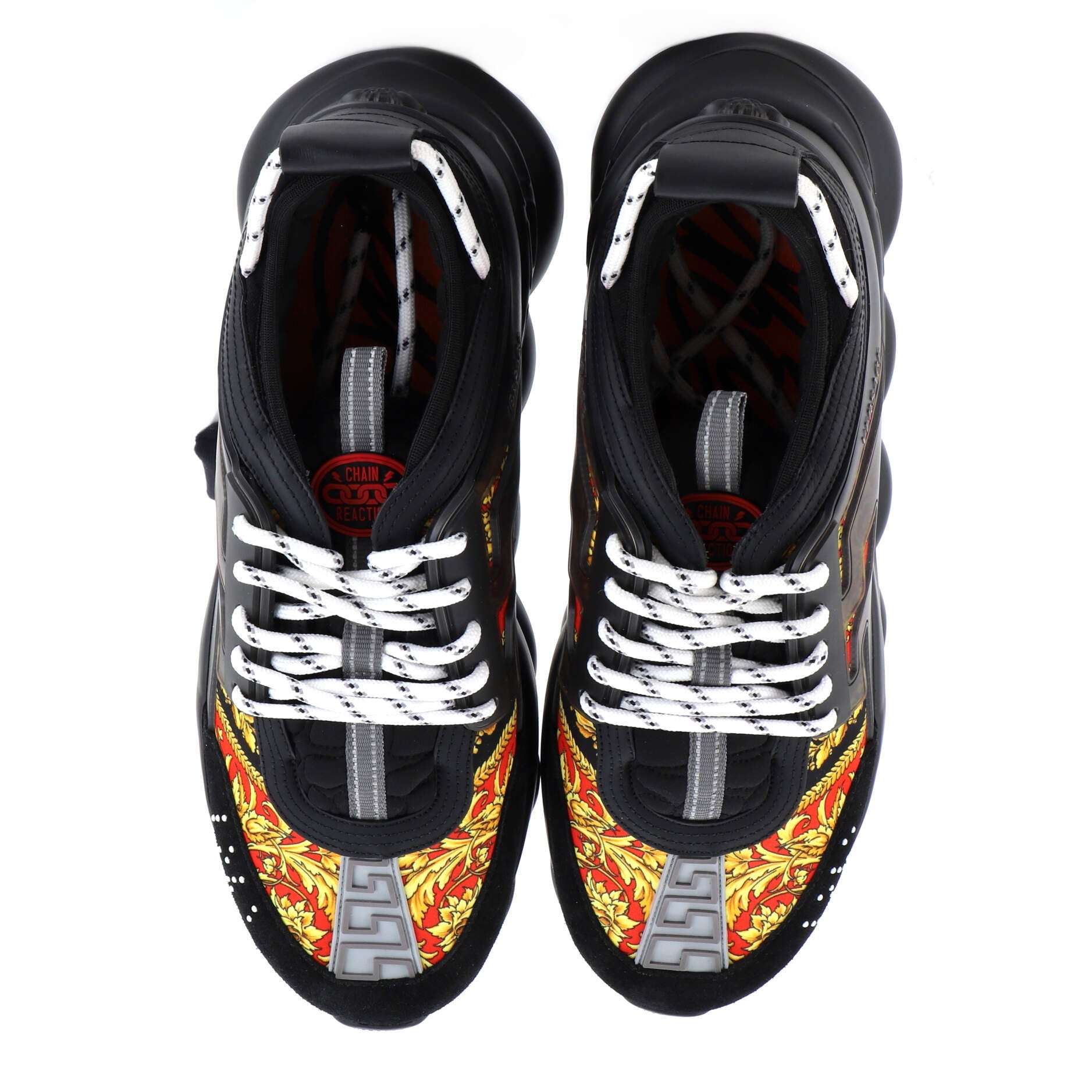 Men's Chain Reaction Sneakers Printed Nylon with Rubber and Suede