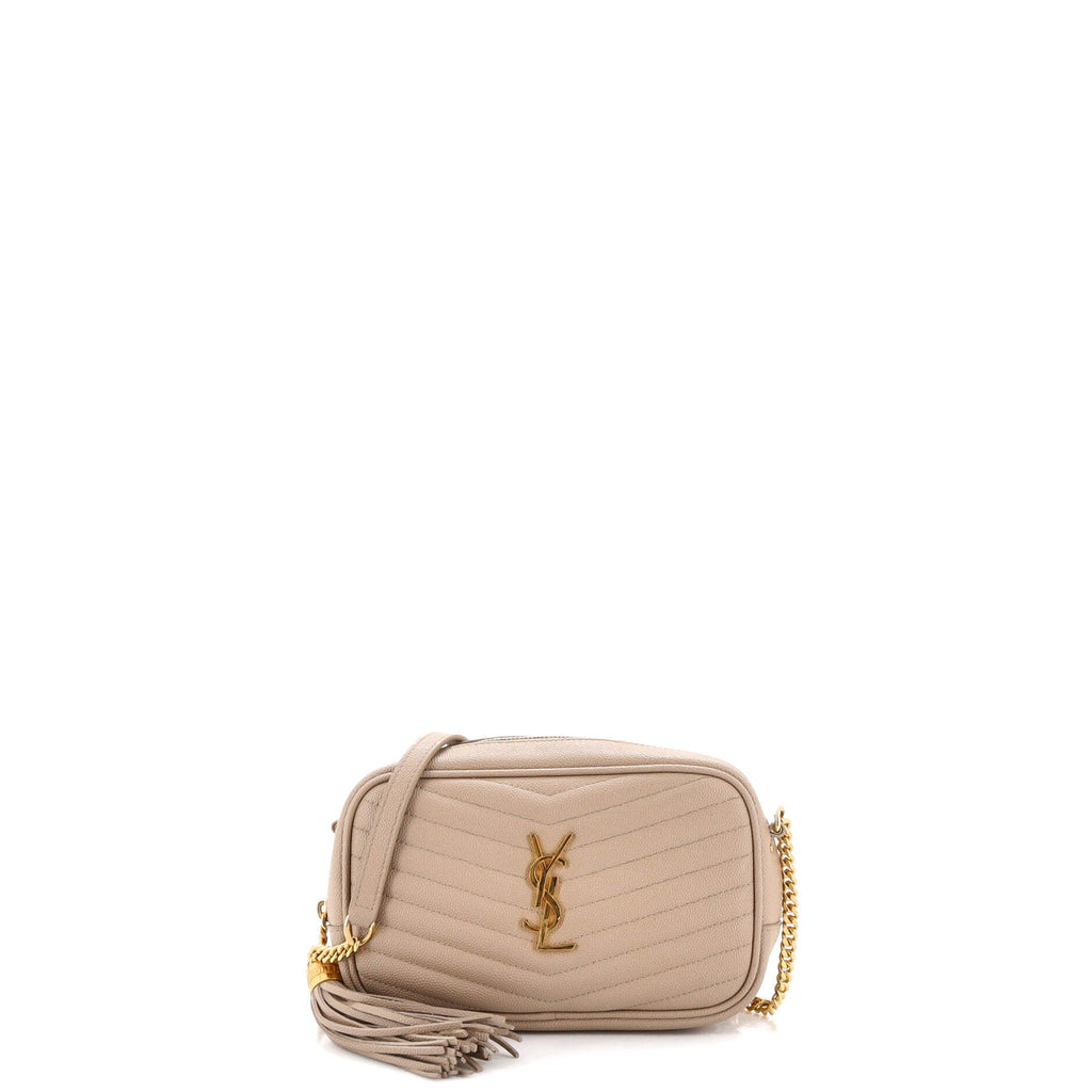 Lou Camera Bag Matelasse Chevron Leather Mini