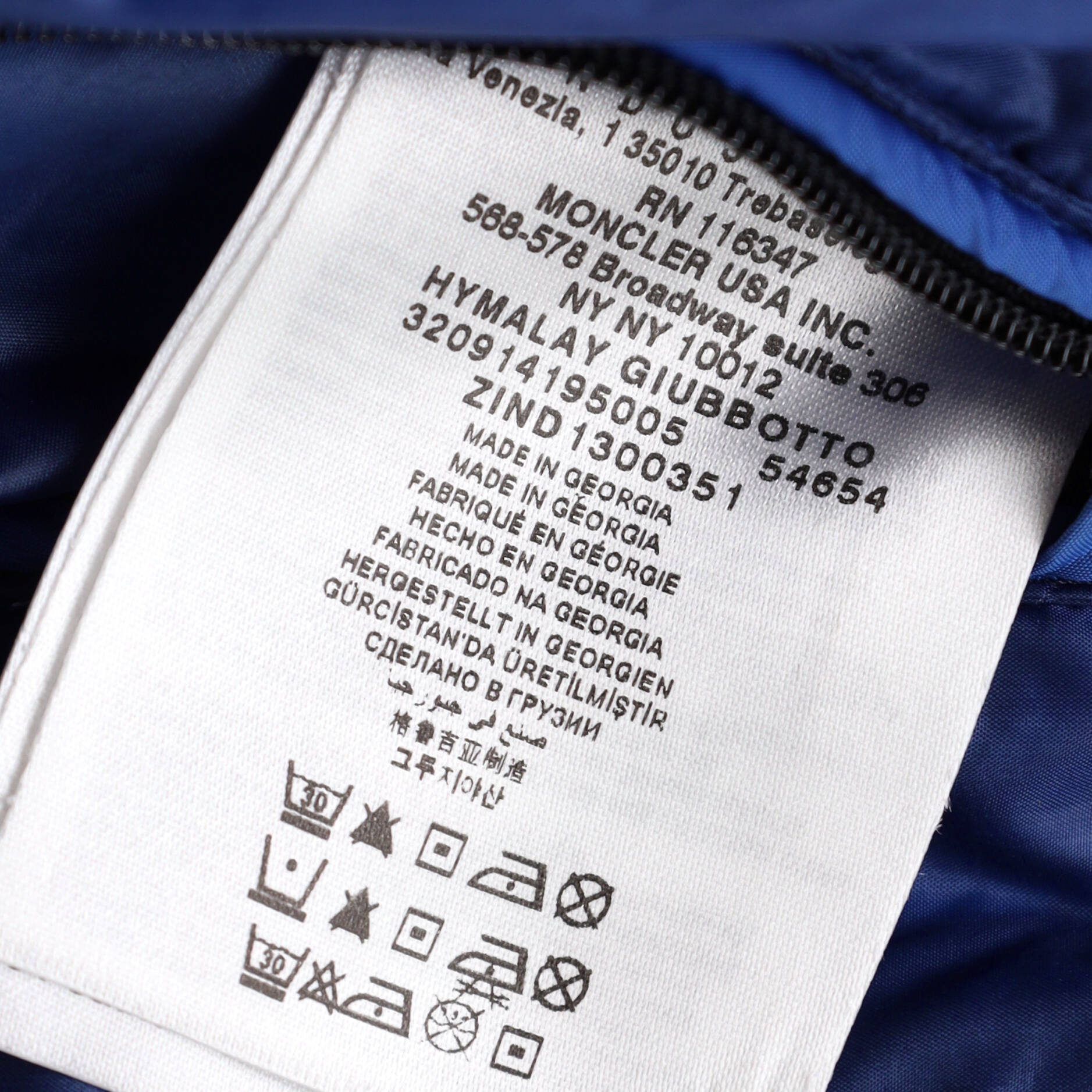Men's Himalaya Puffer Jacket Quilted Nylon with Down