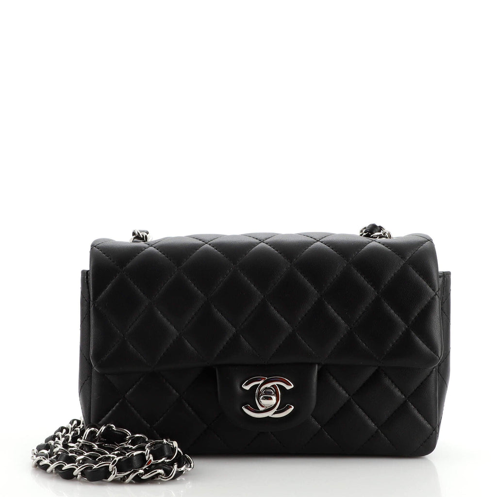 Classic Single Flap Bag Quilted Lambskin Mini