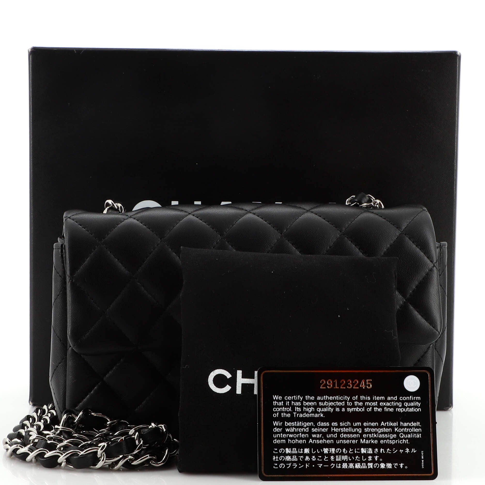 Classic Single Flap Bag Quilted Lambskin Mini