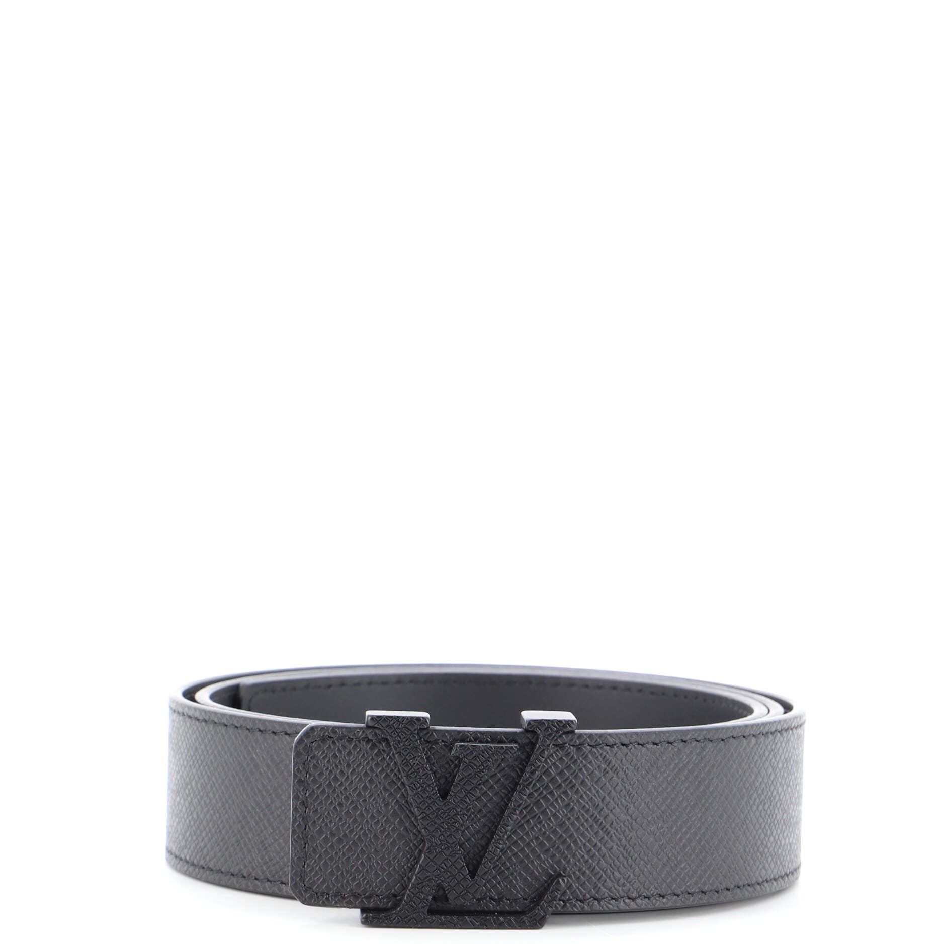 LV Initiales Reversible Belt Taiga Leather Medium 5