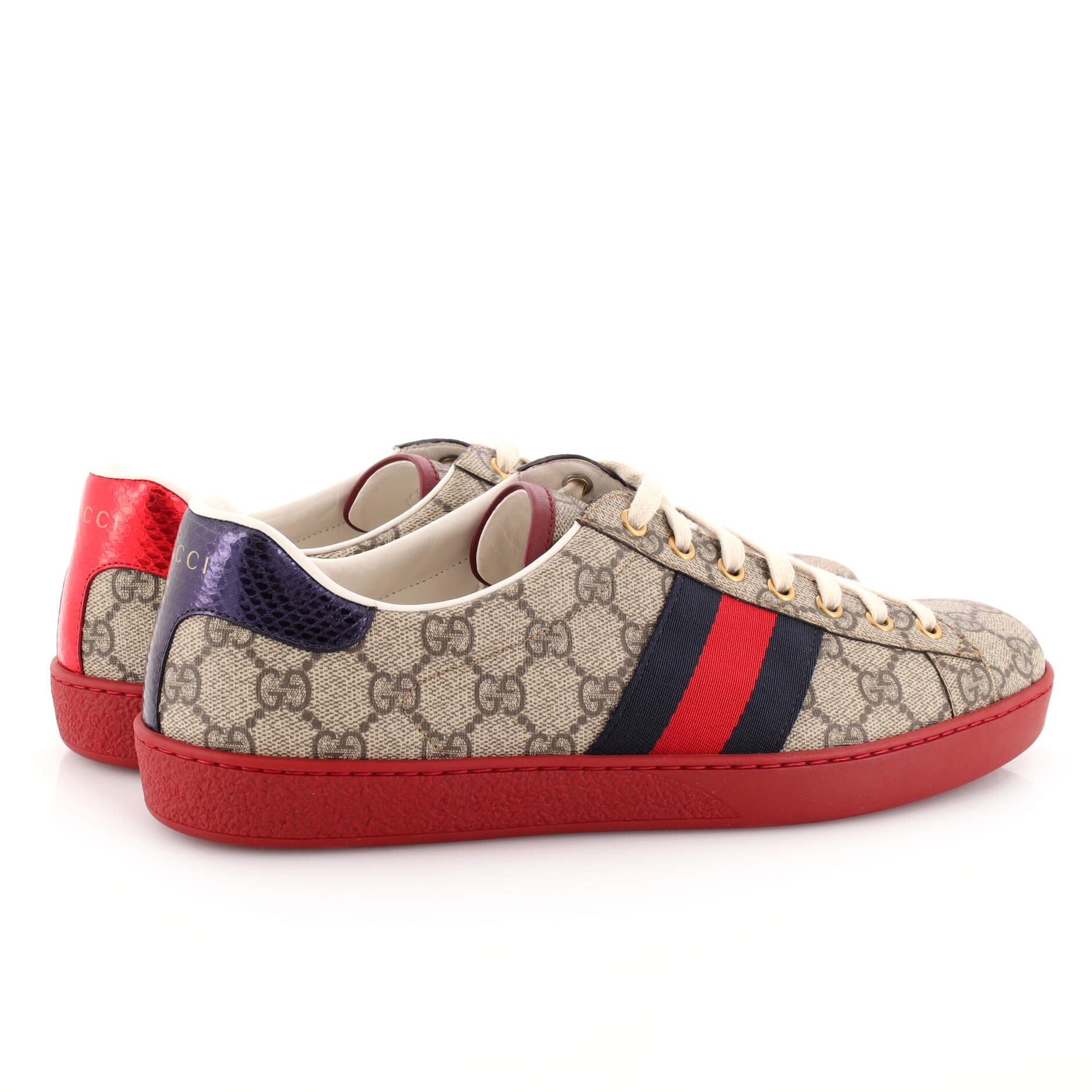 Ace Sneakers GG Coated Canvas