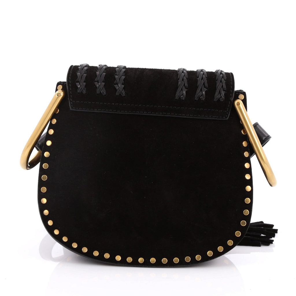 Chloe Hudson Handbag Whipstitch Suede Mini