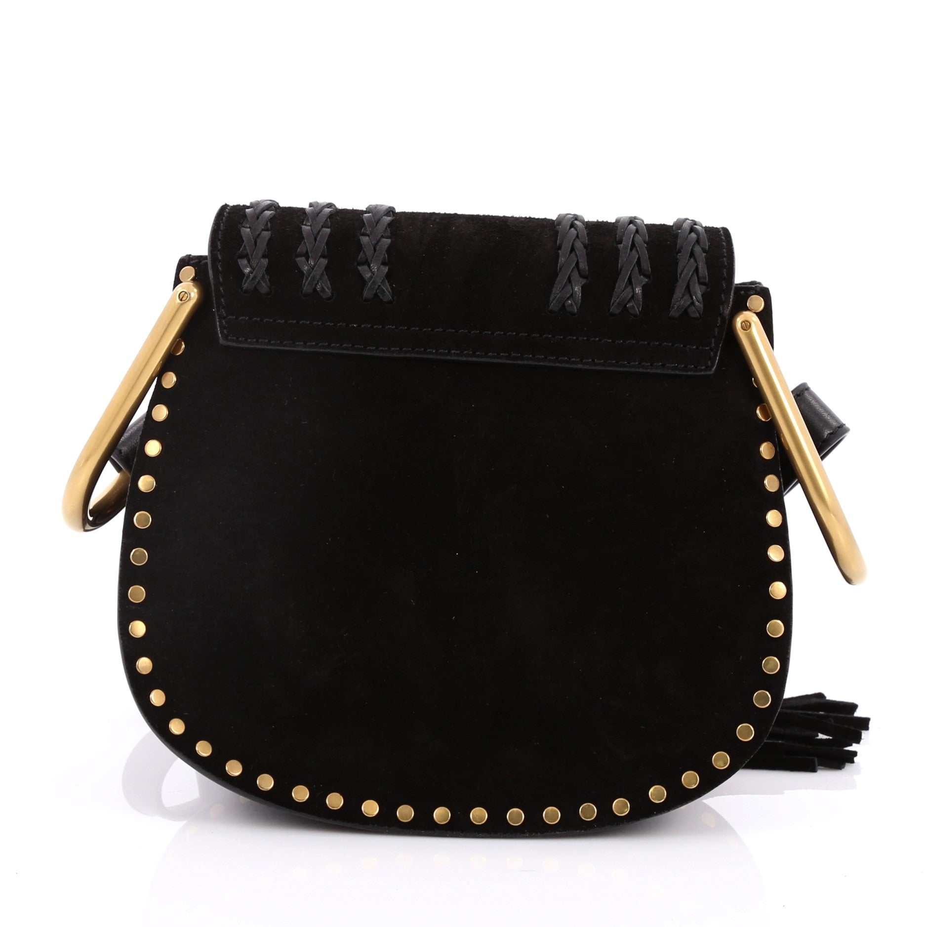 Chloe Hudson Handbag Whipstitch Suede Mini