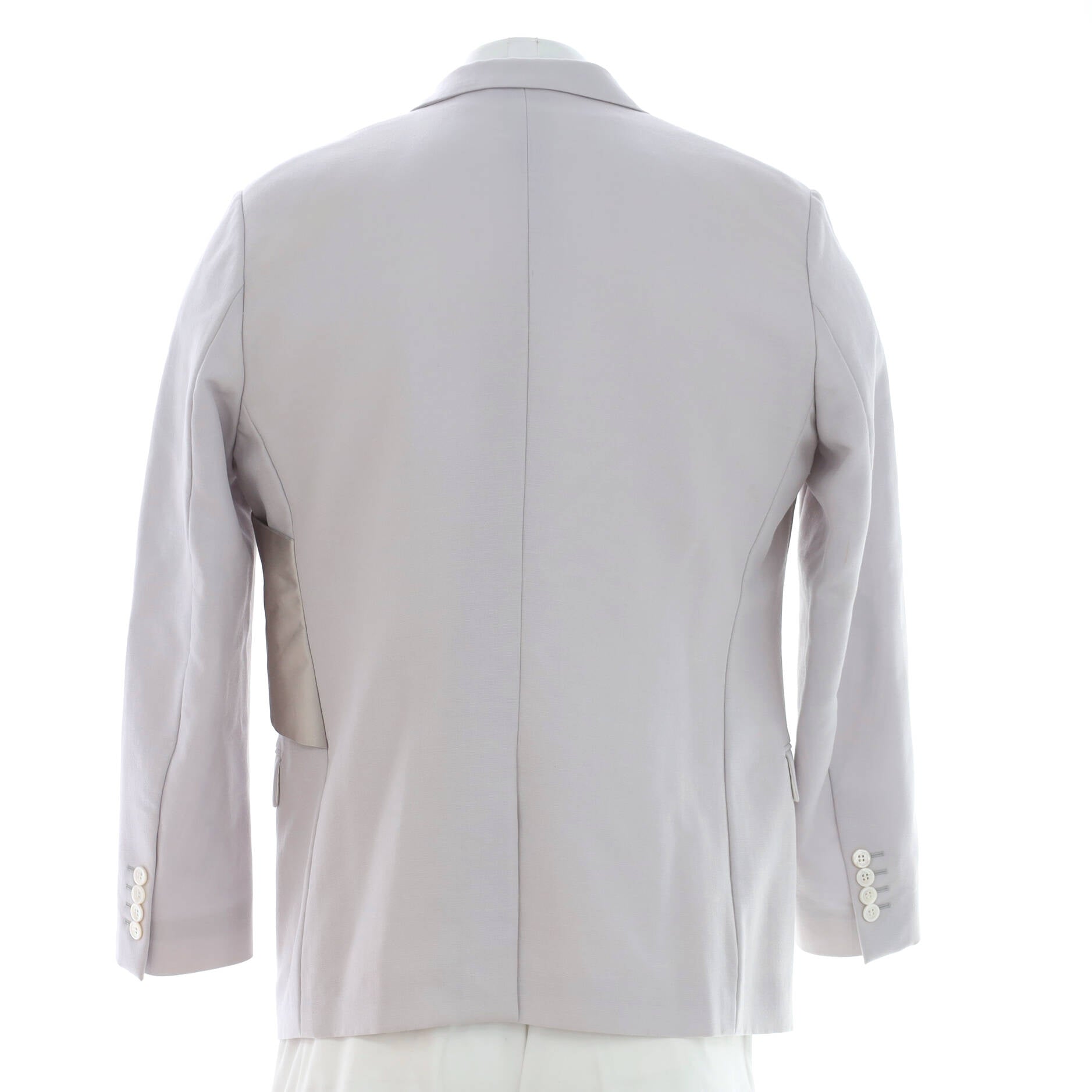 Men's Single Breasted Sash Blazer Wool Blend