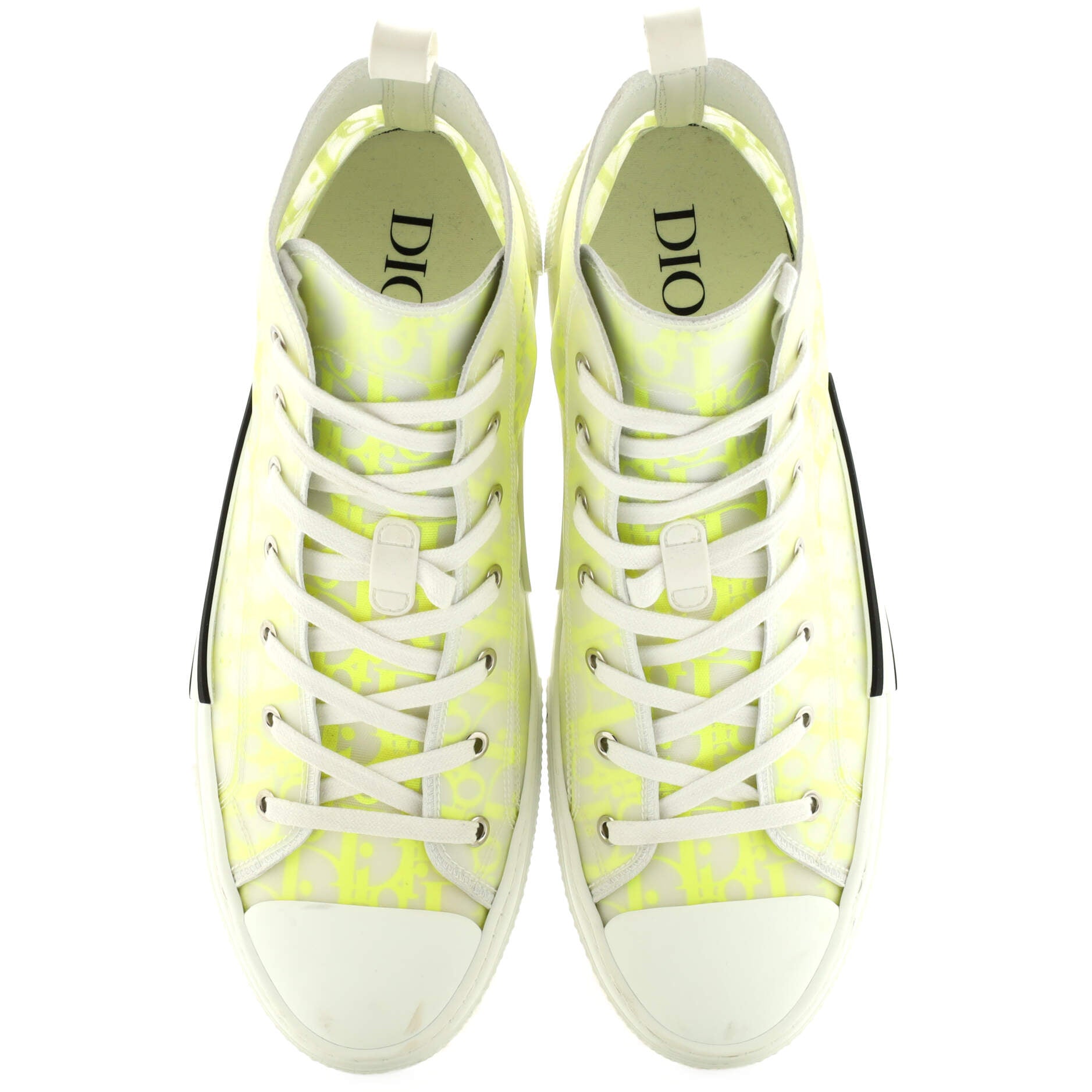 Men's B23 High-Top Sneakers Oblique Coated Canvas and PVC