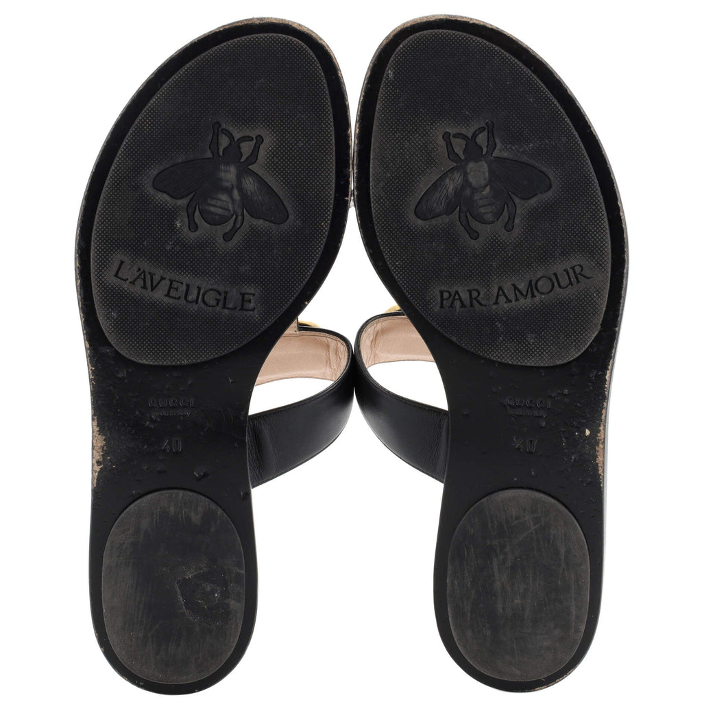 Women's GG Marmont Sandals Leather