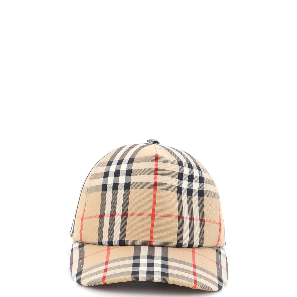 Baseball Cap Vintage Check Canvas Medium