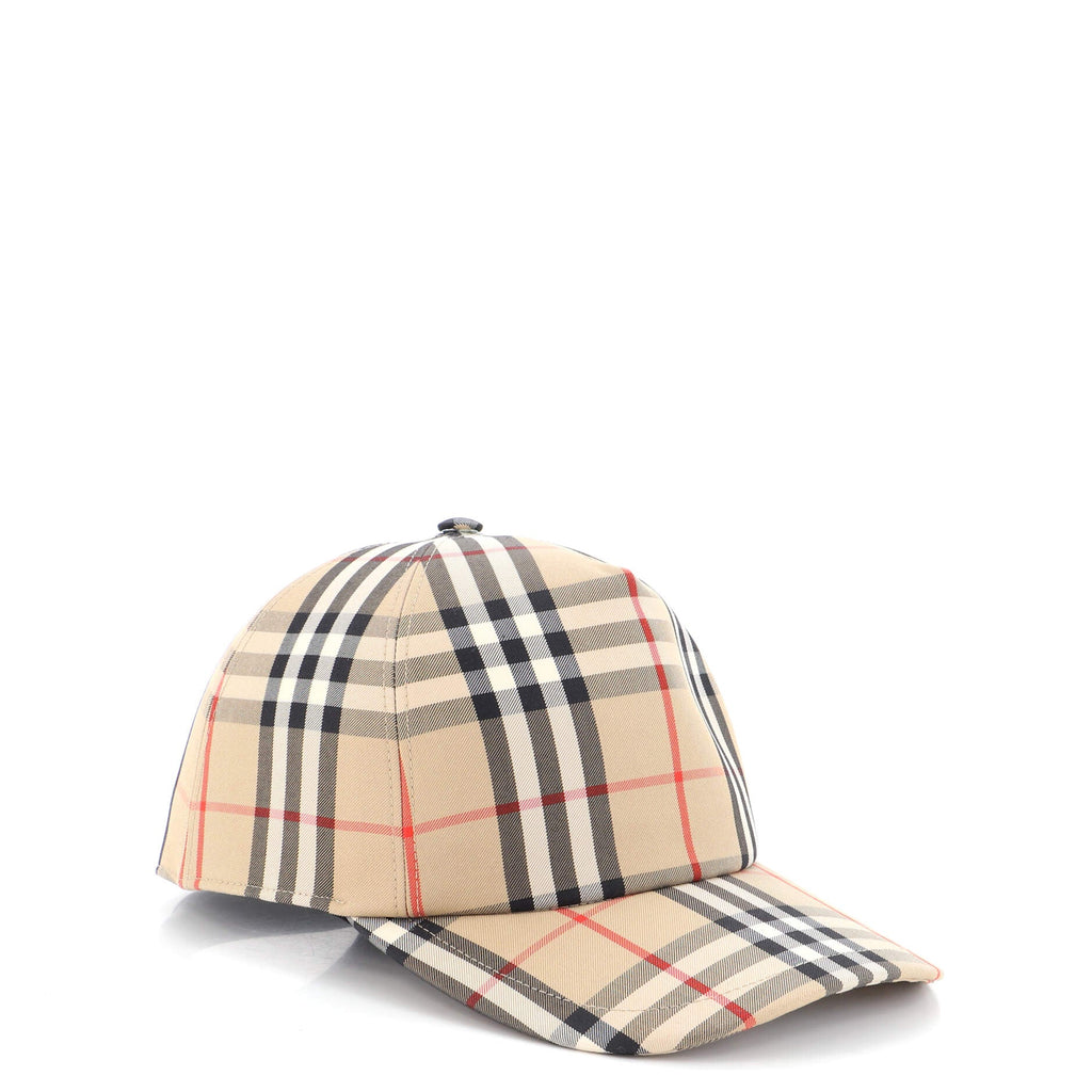 Baseball Cap Vintage Check Canvas Medium