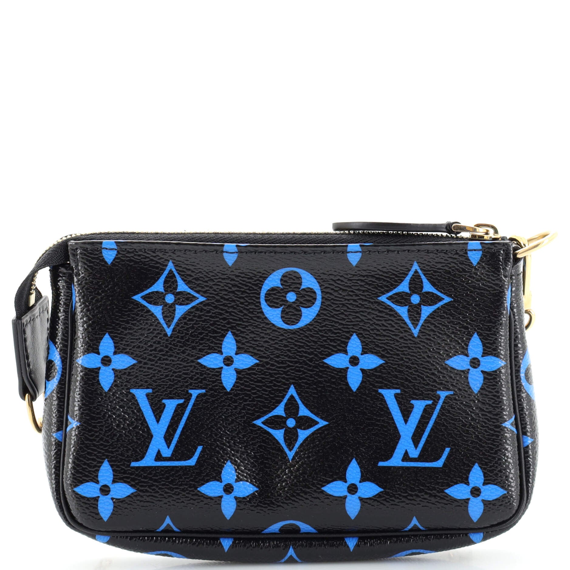 Pochette Accessoires Digital Blue Monogram Canvas Mini